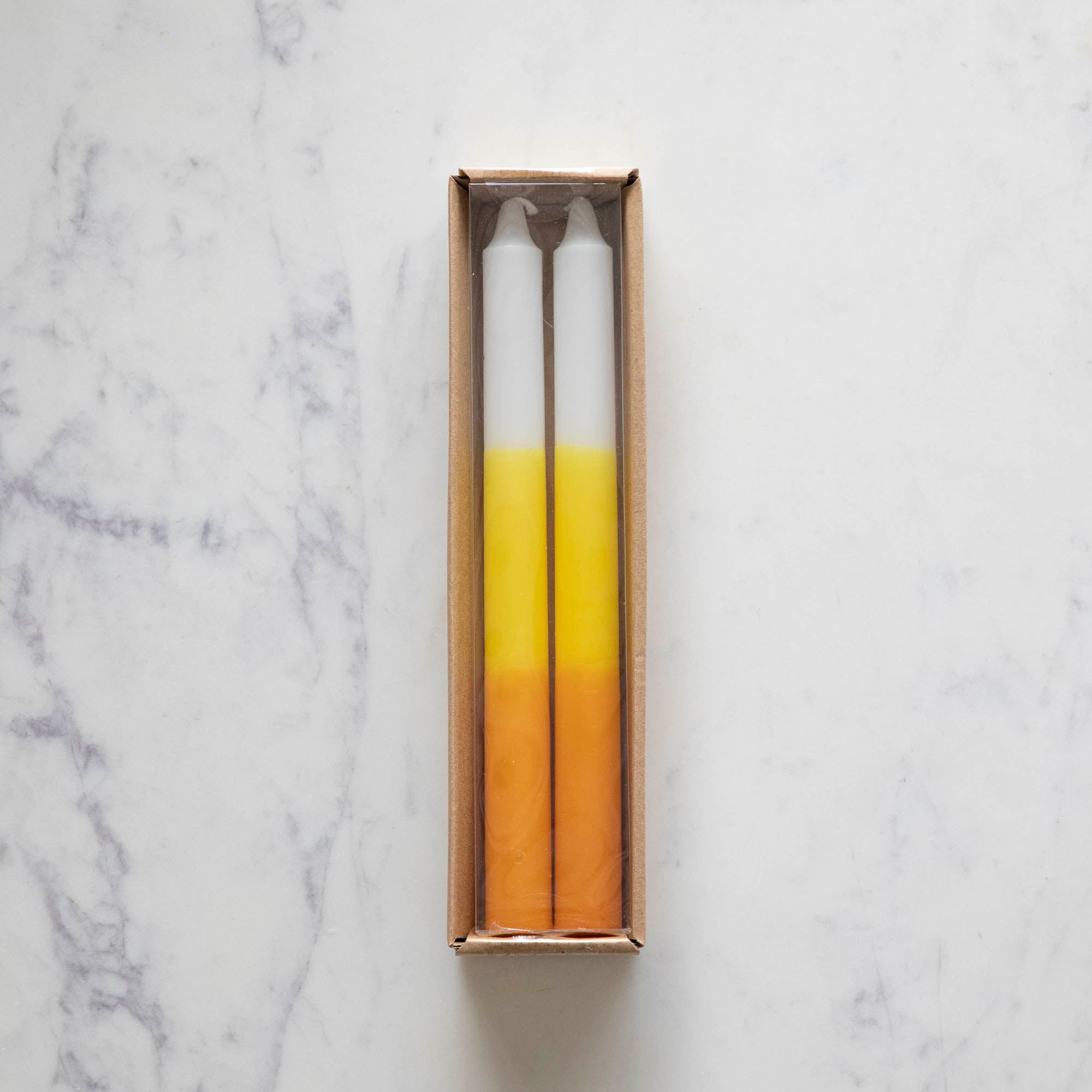 Candy Corn Taper Candles