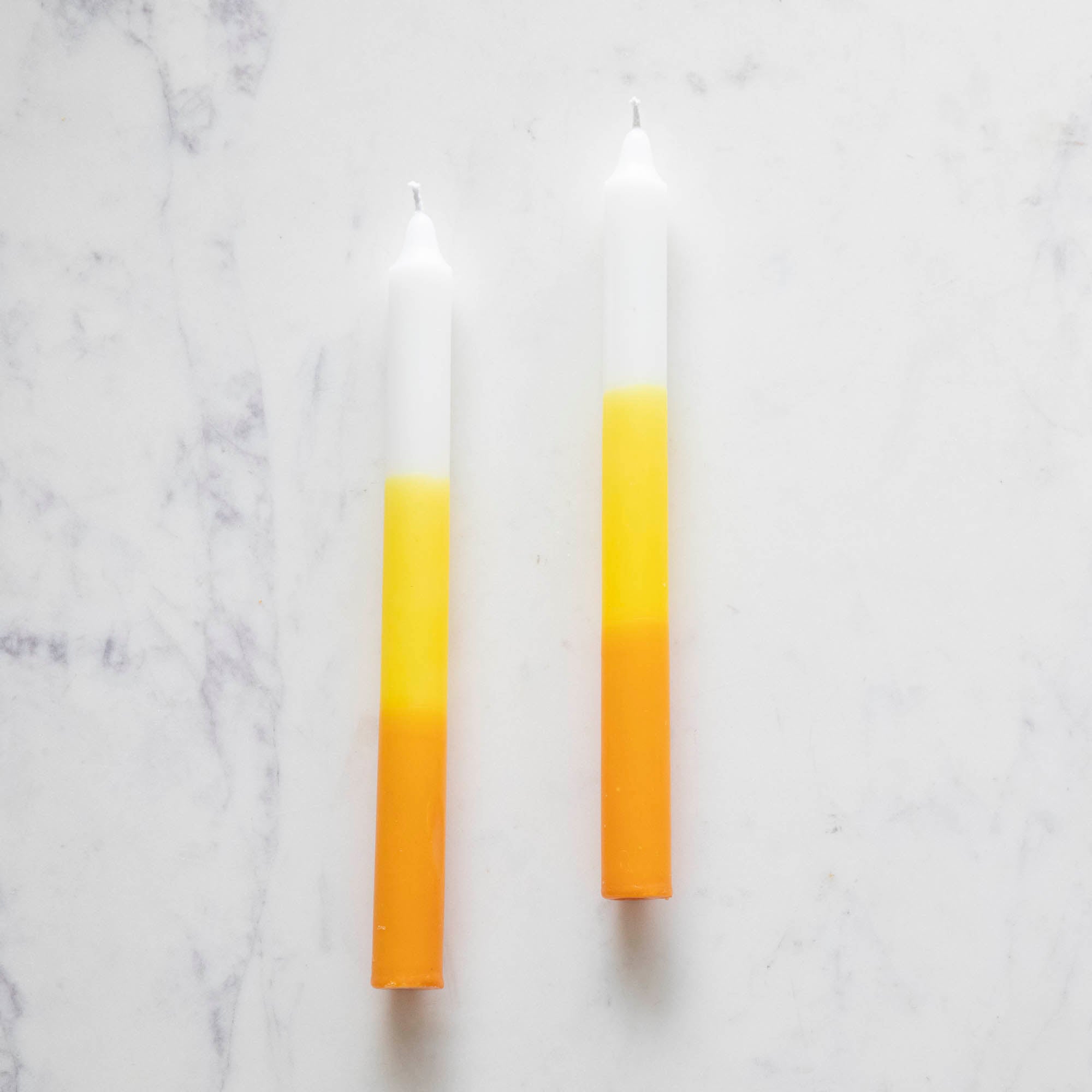 Candy Corn Taper Candles