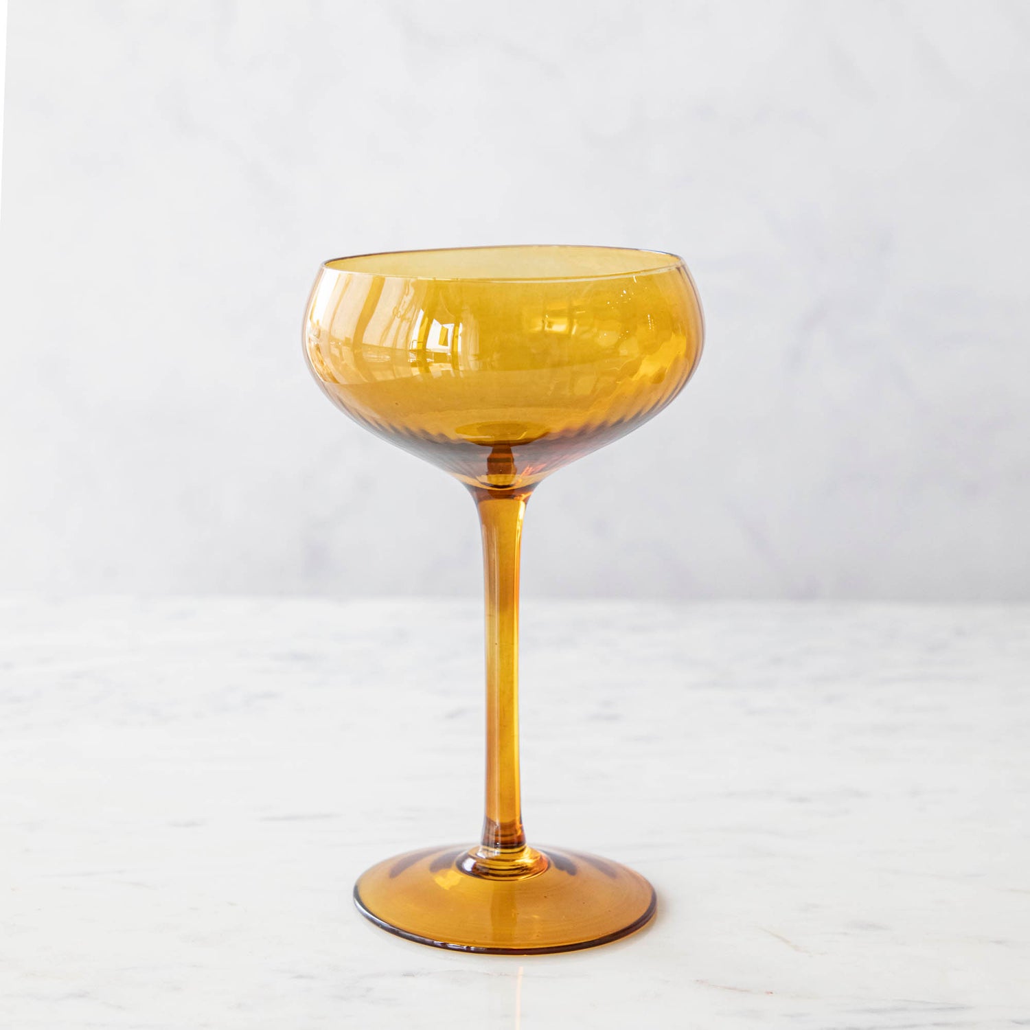 Stemmed Champagne Coupe Glasses