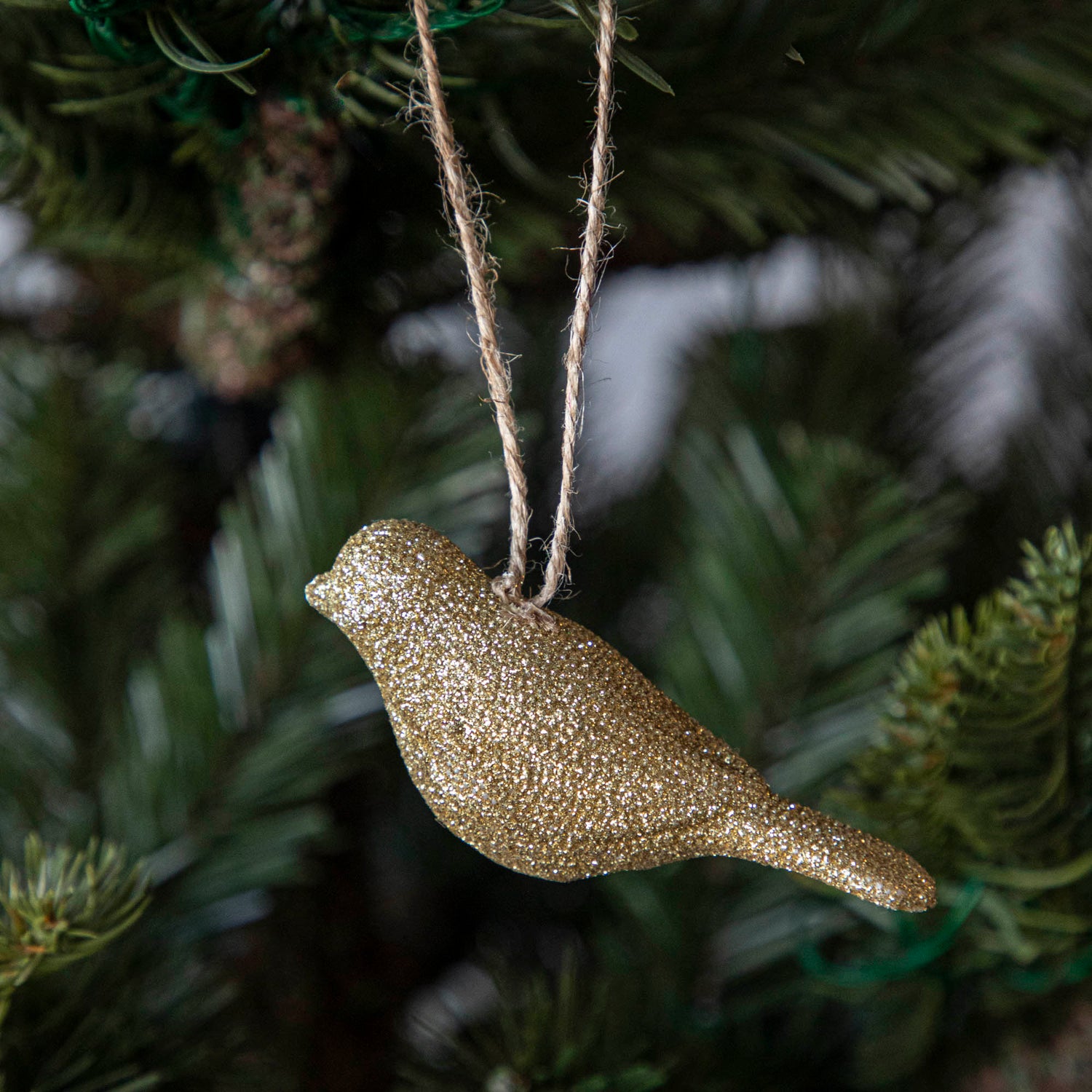 Gold Glitter Bird