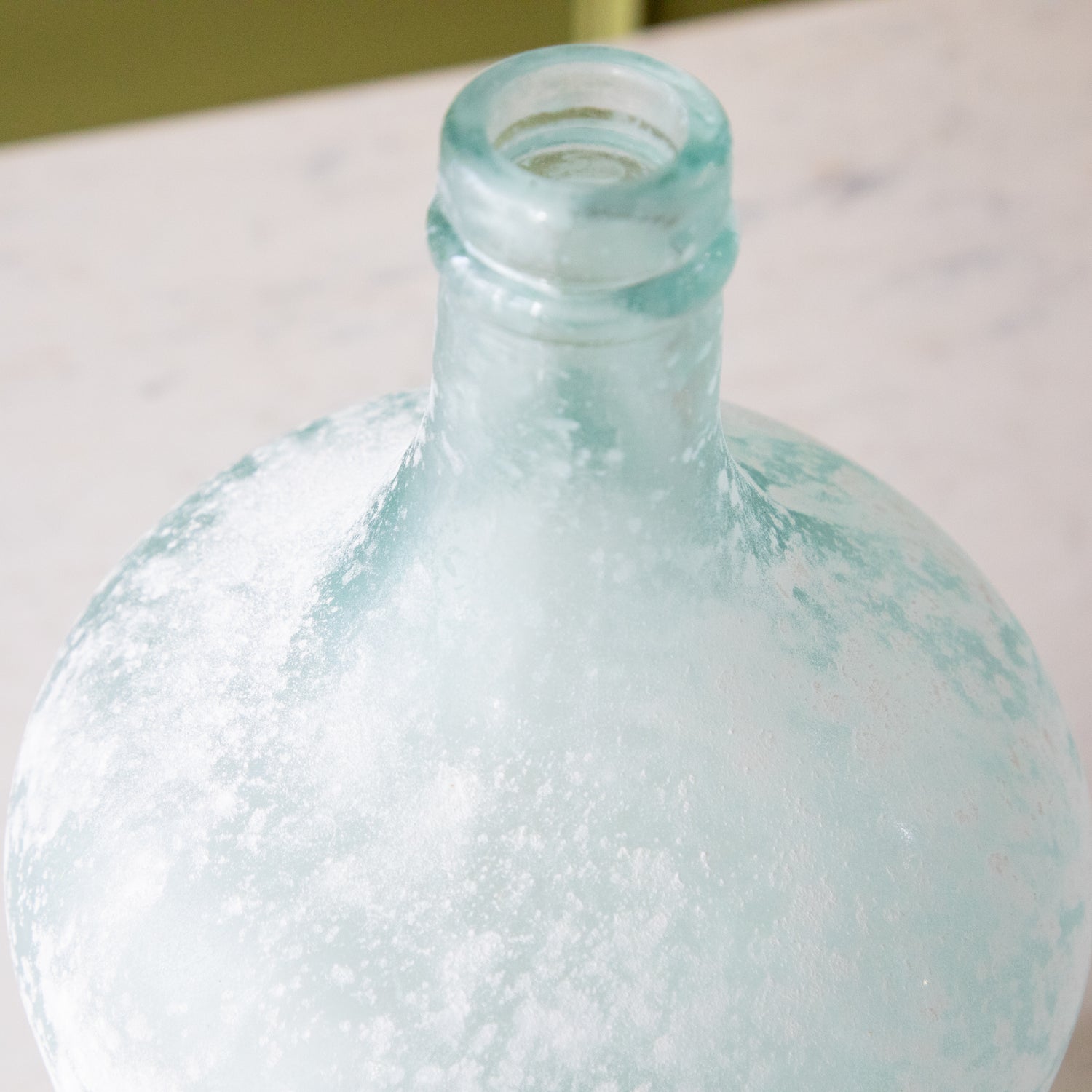 Frosted Seafoam Cellar Bottle