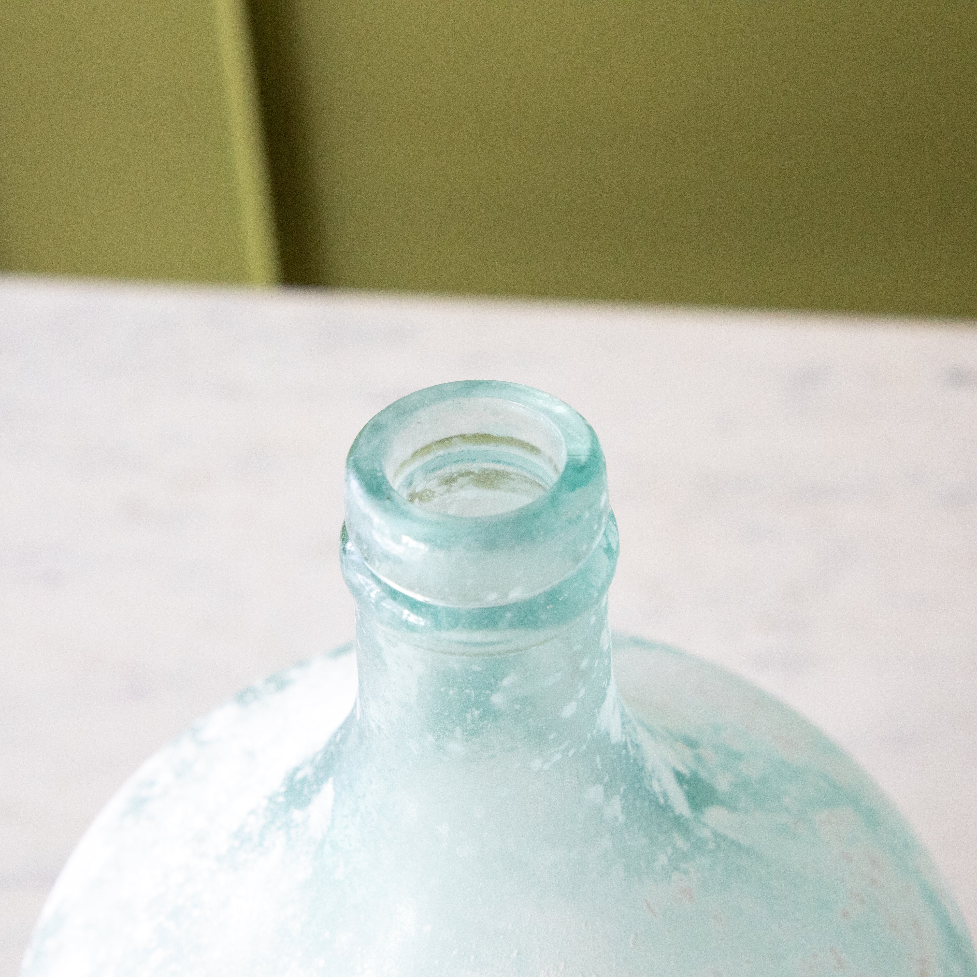 Frosted Seafoam Cellar Bottle