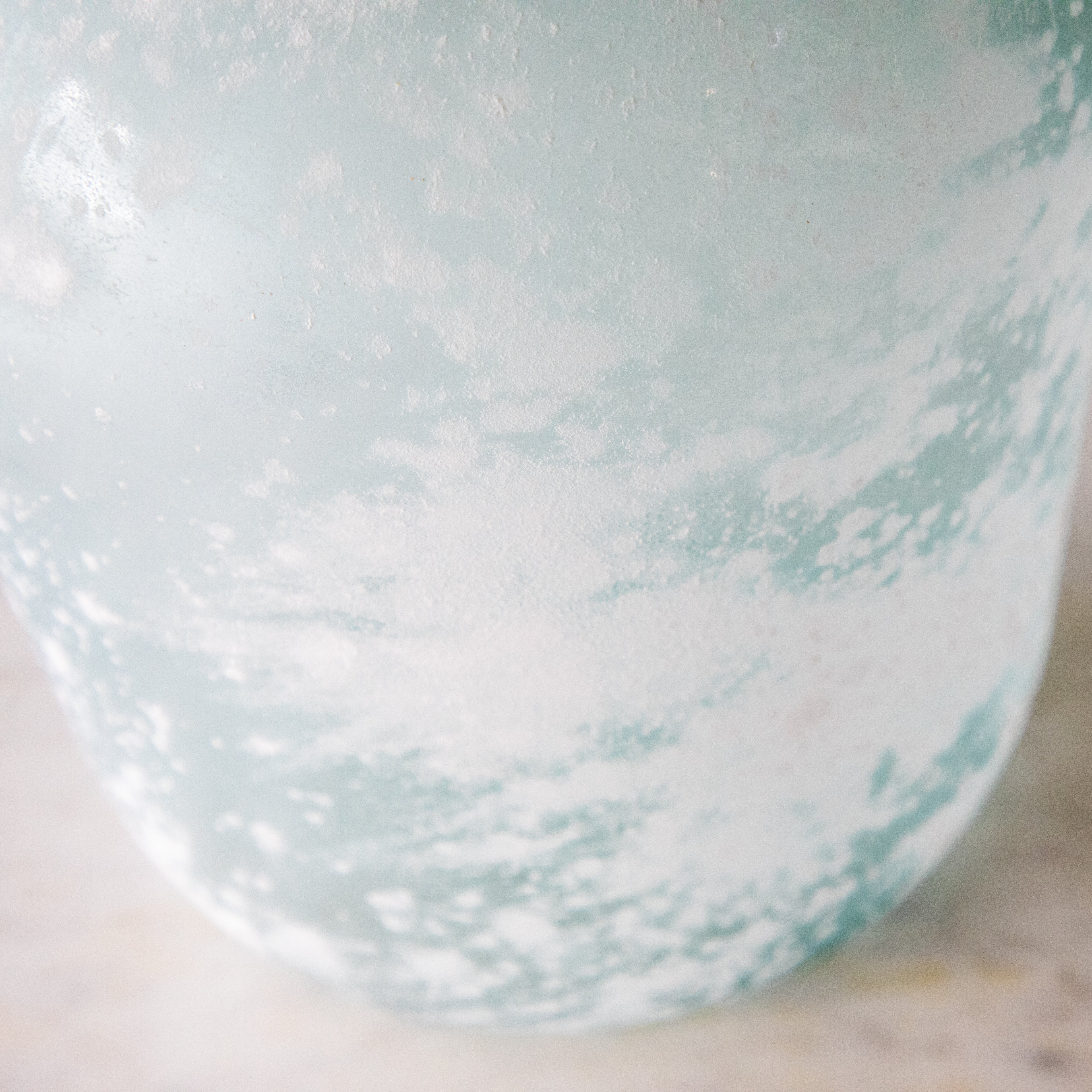 Frosted Seafoam Cellar Bottle