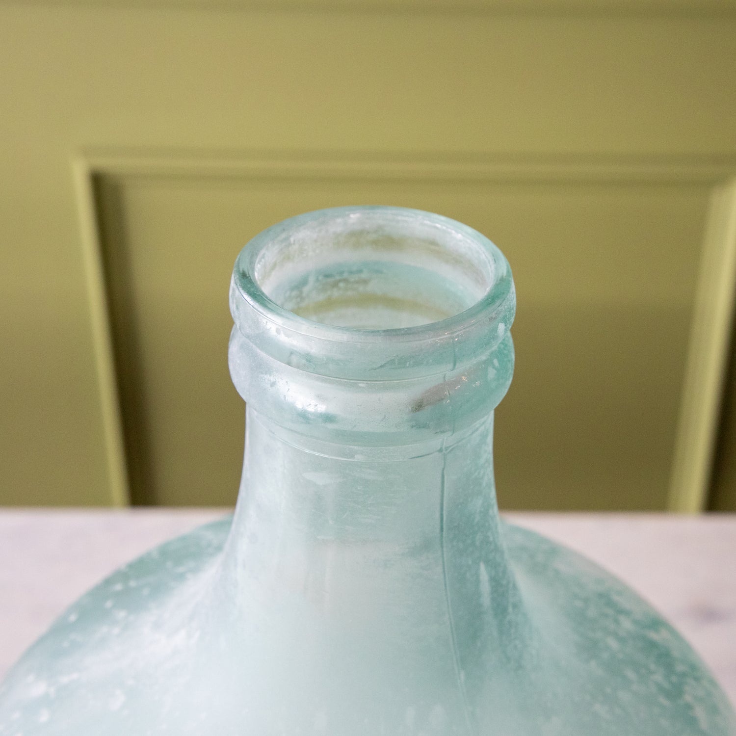 Frosted Seafoam Cellar Bottle