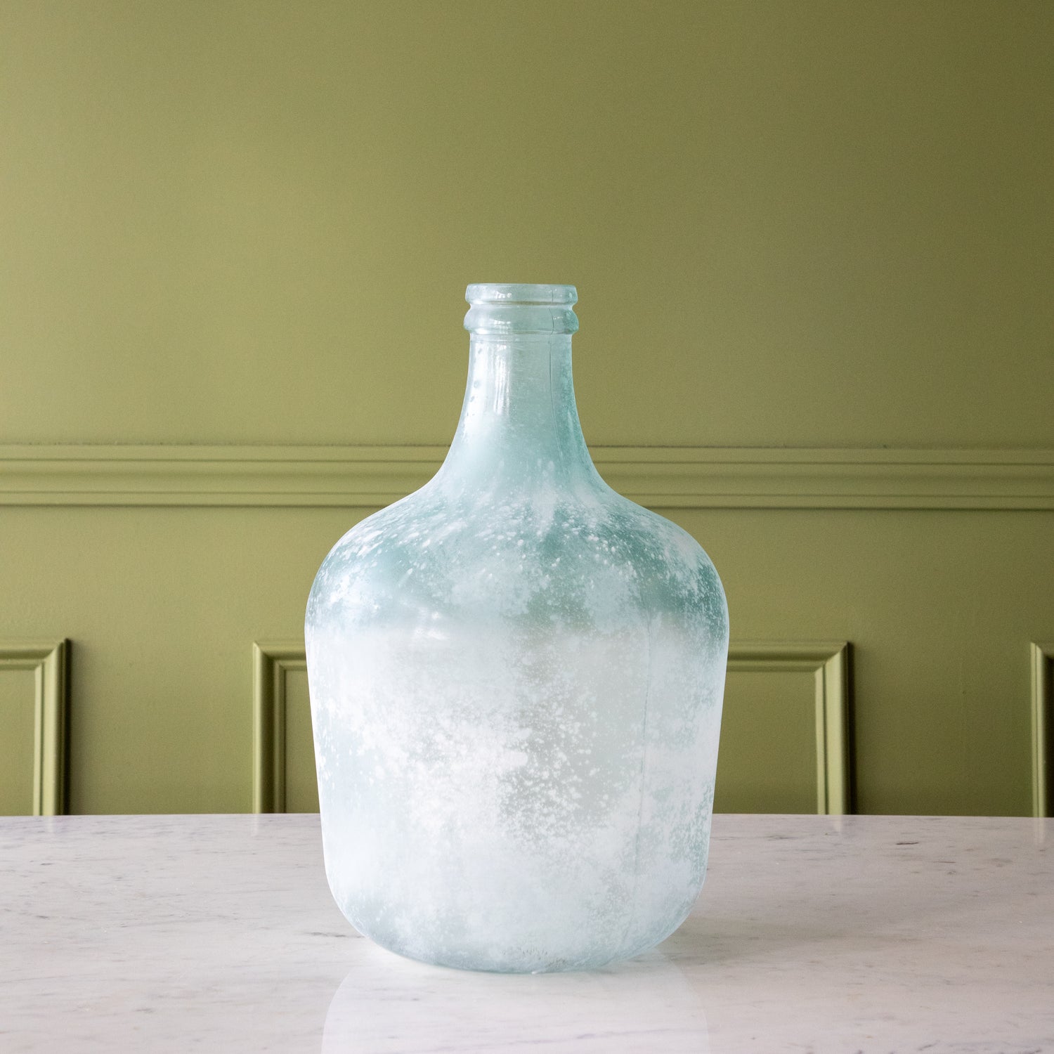 Frosted Seafoam Cellar Bottle