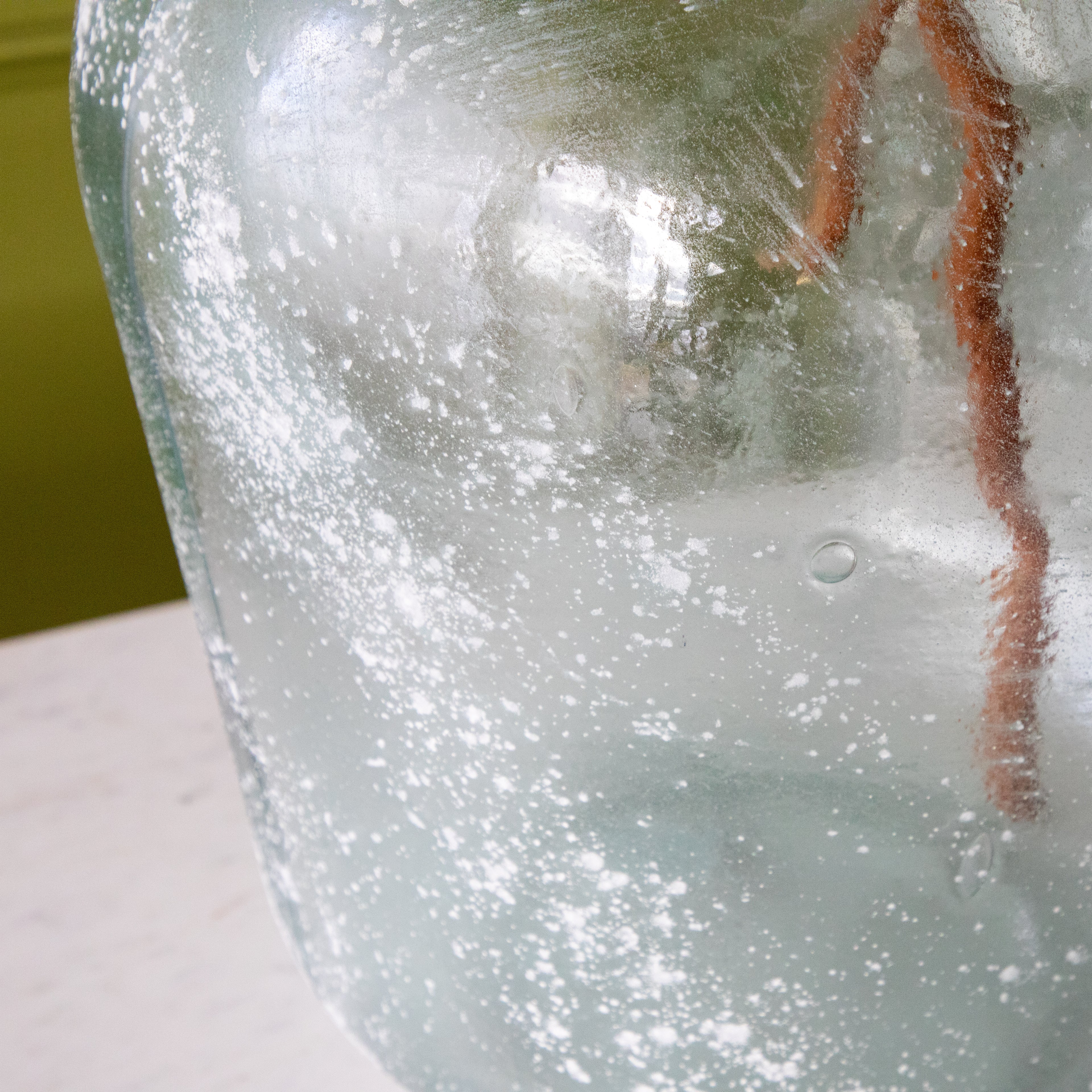 Frosted Seafoam Cellar Bottle