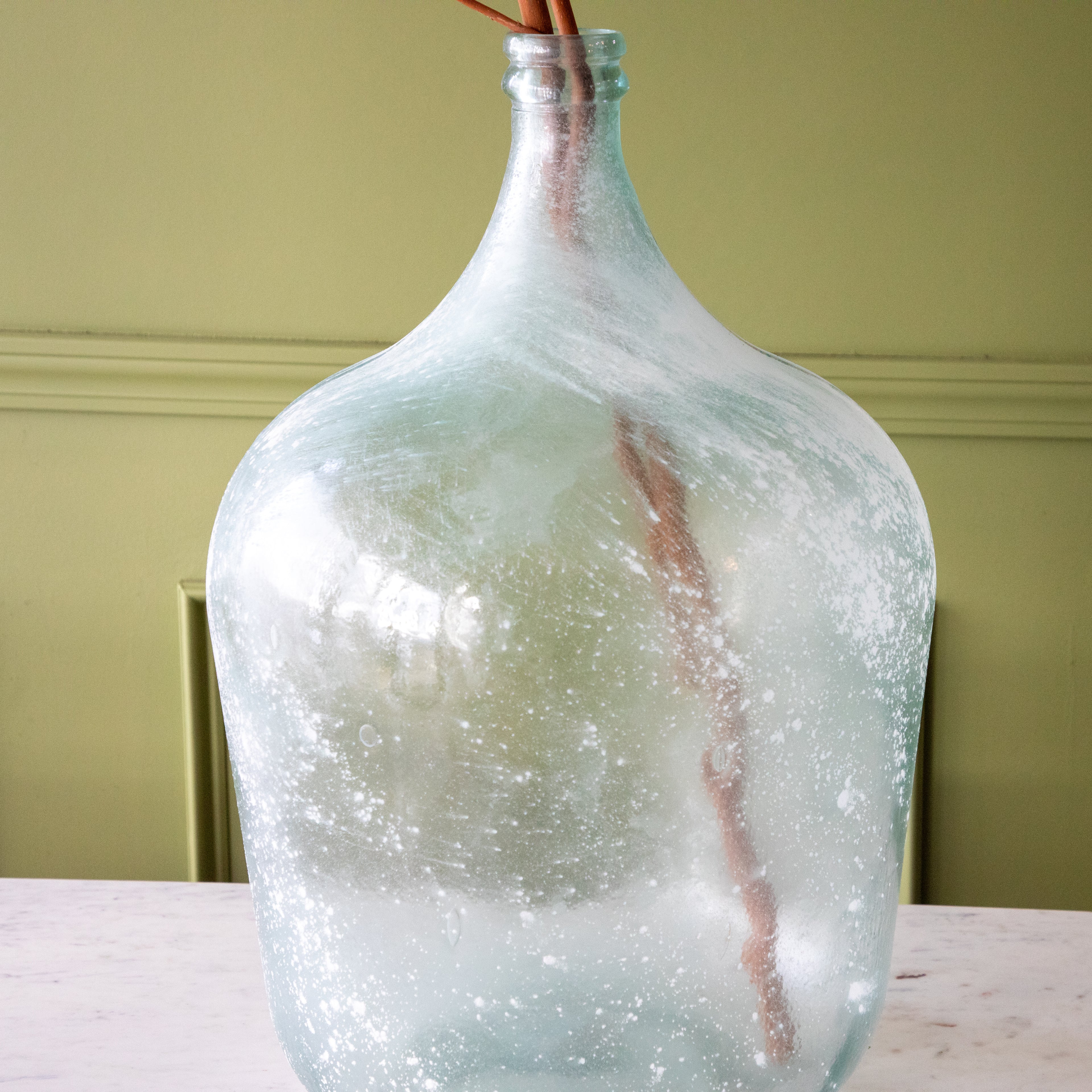 Frosted Seafoam Cellar Bottle