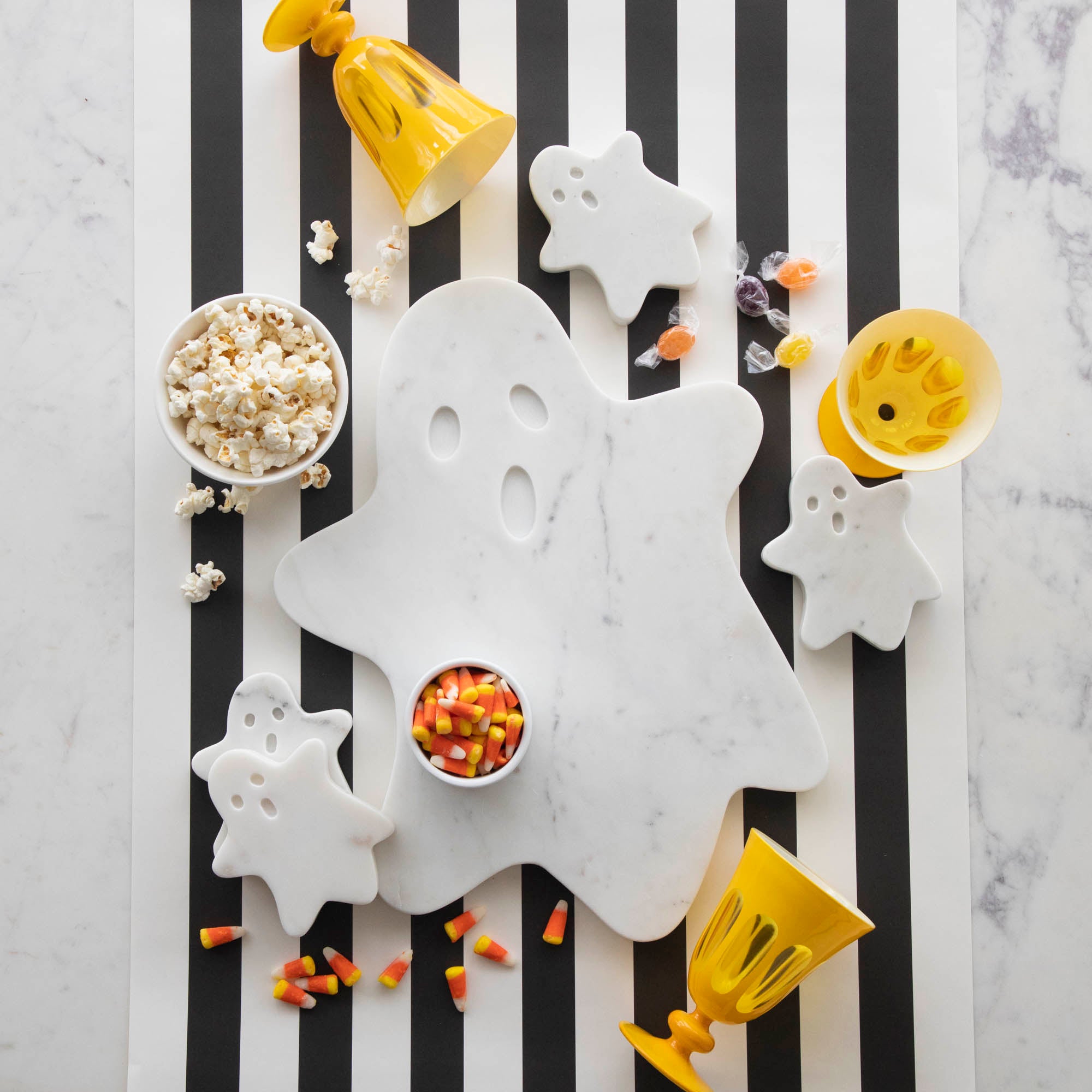 White Marble Ghost Board