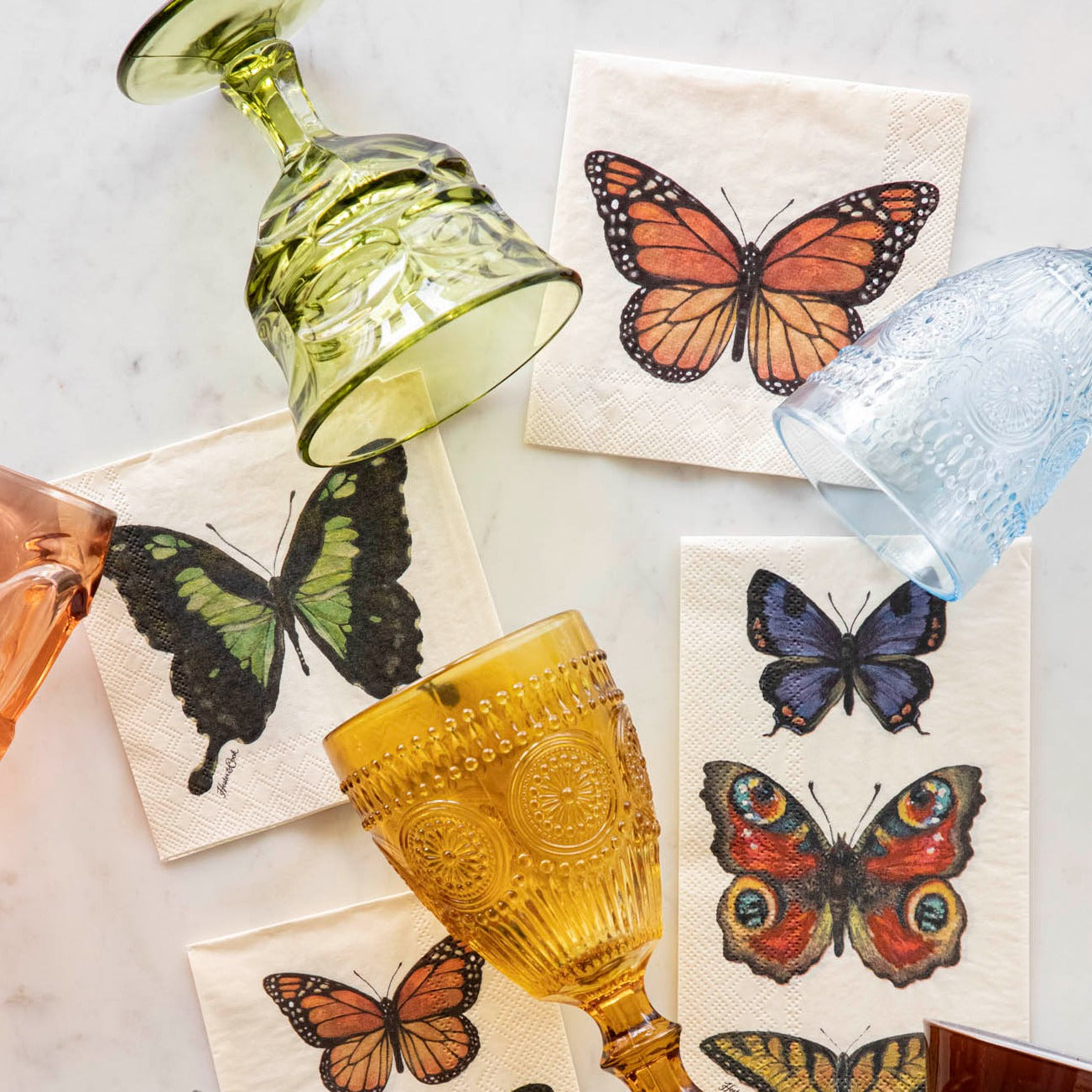 Butterfly Cocktail Napkins