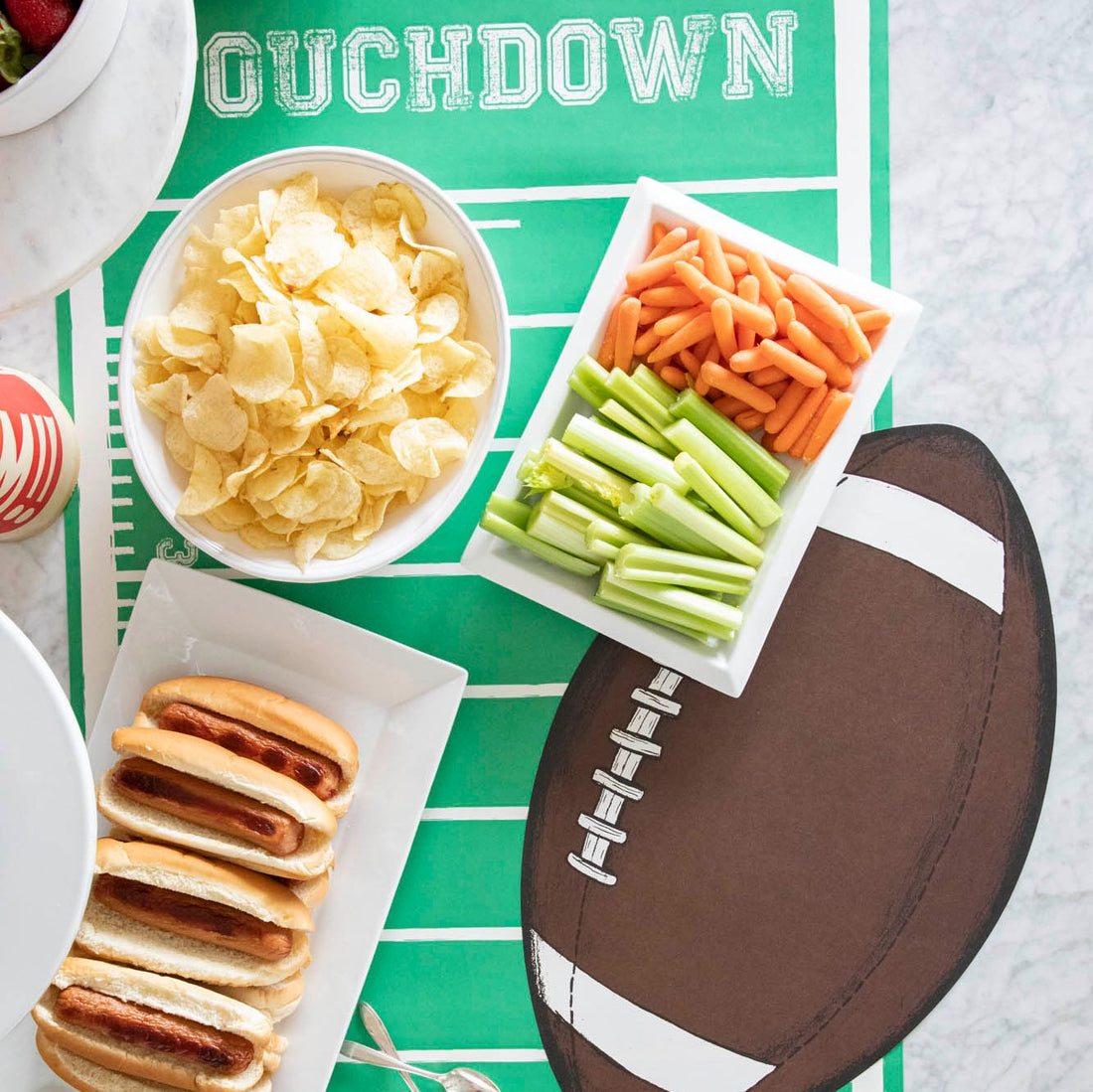 Die-cut Football Placemat