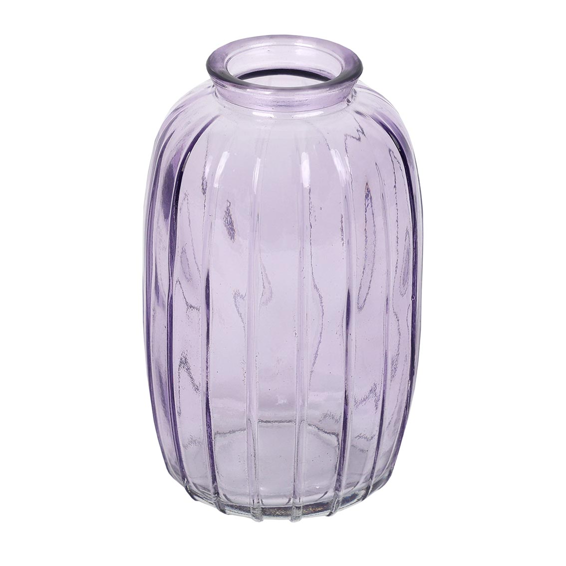 Lilac glass vase. 