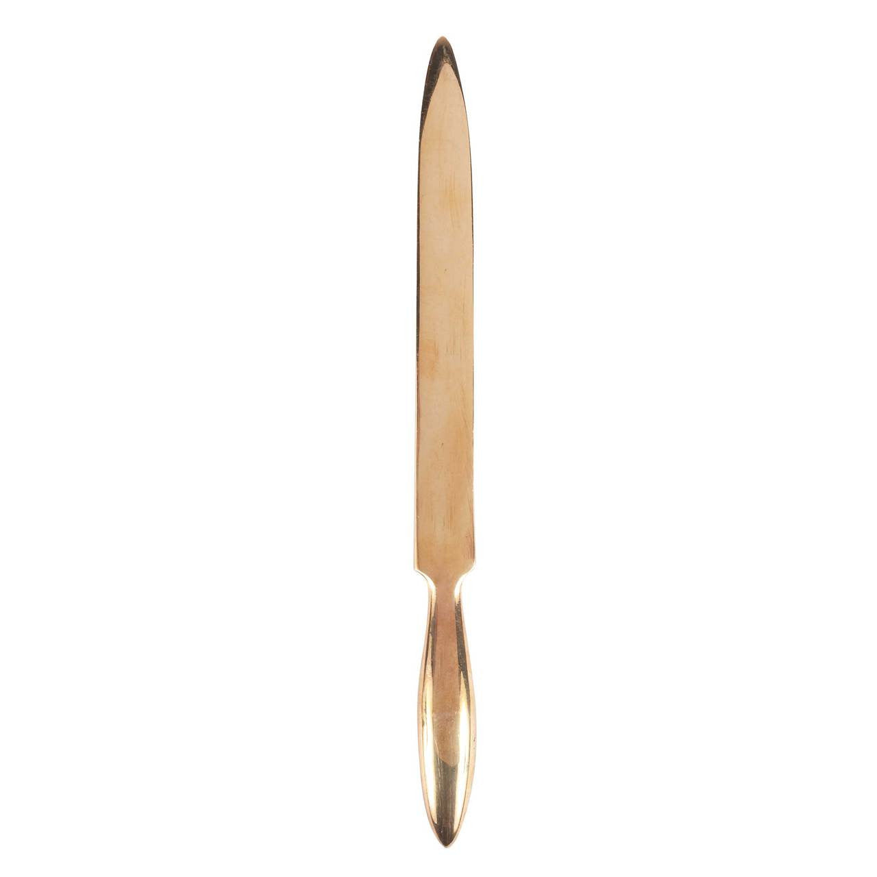 brass letter opener