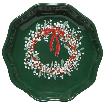 Wreaths Shaped Christmas Pinch Bowls