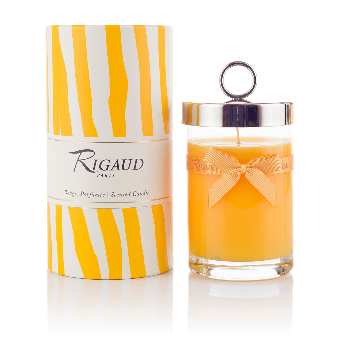 Large Rigaud Tournesol candle and box. 