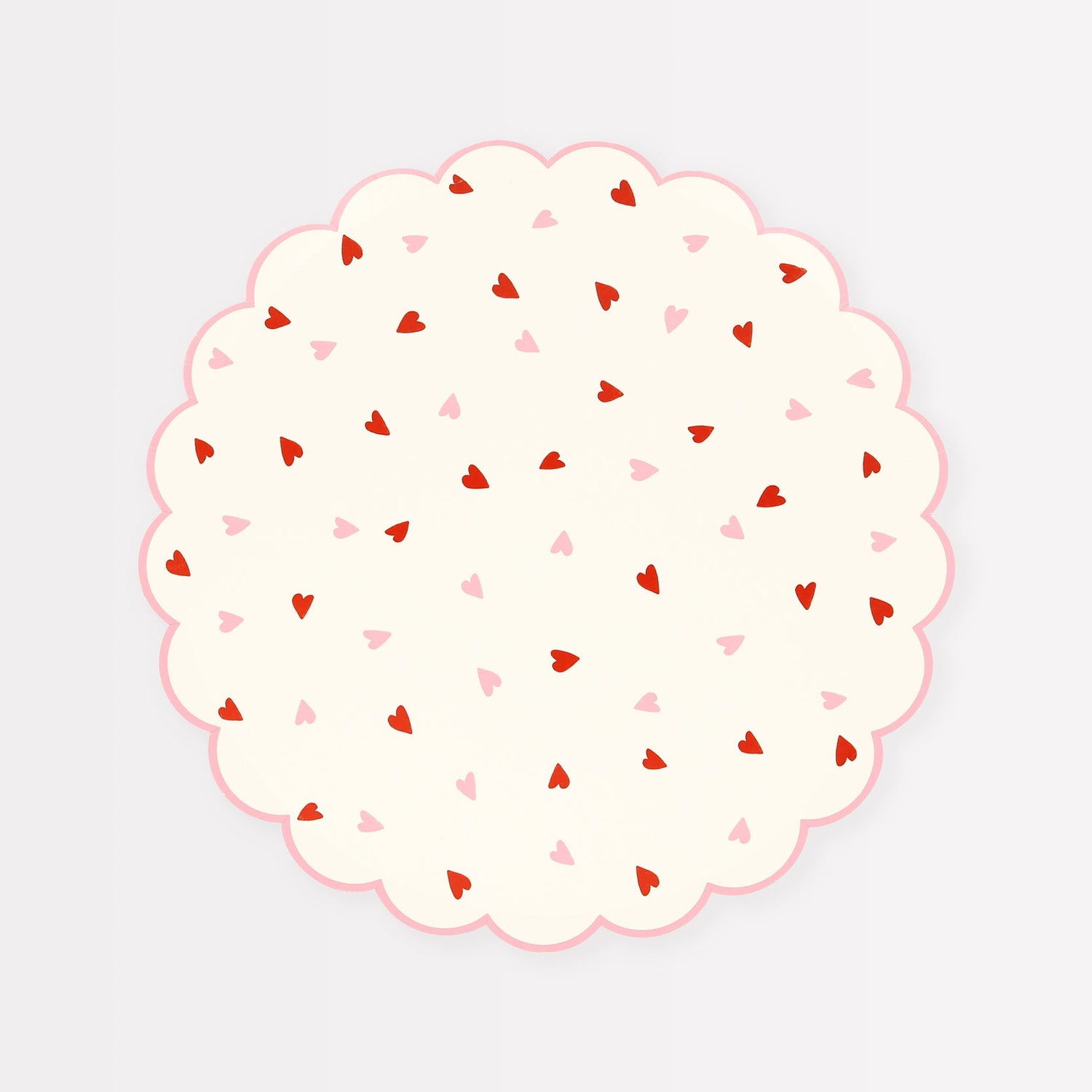 Heart Pattern Plates by Meri Meri 