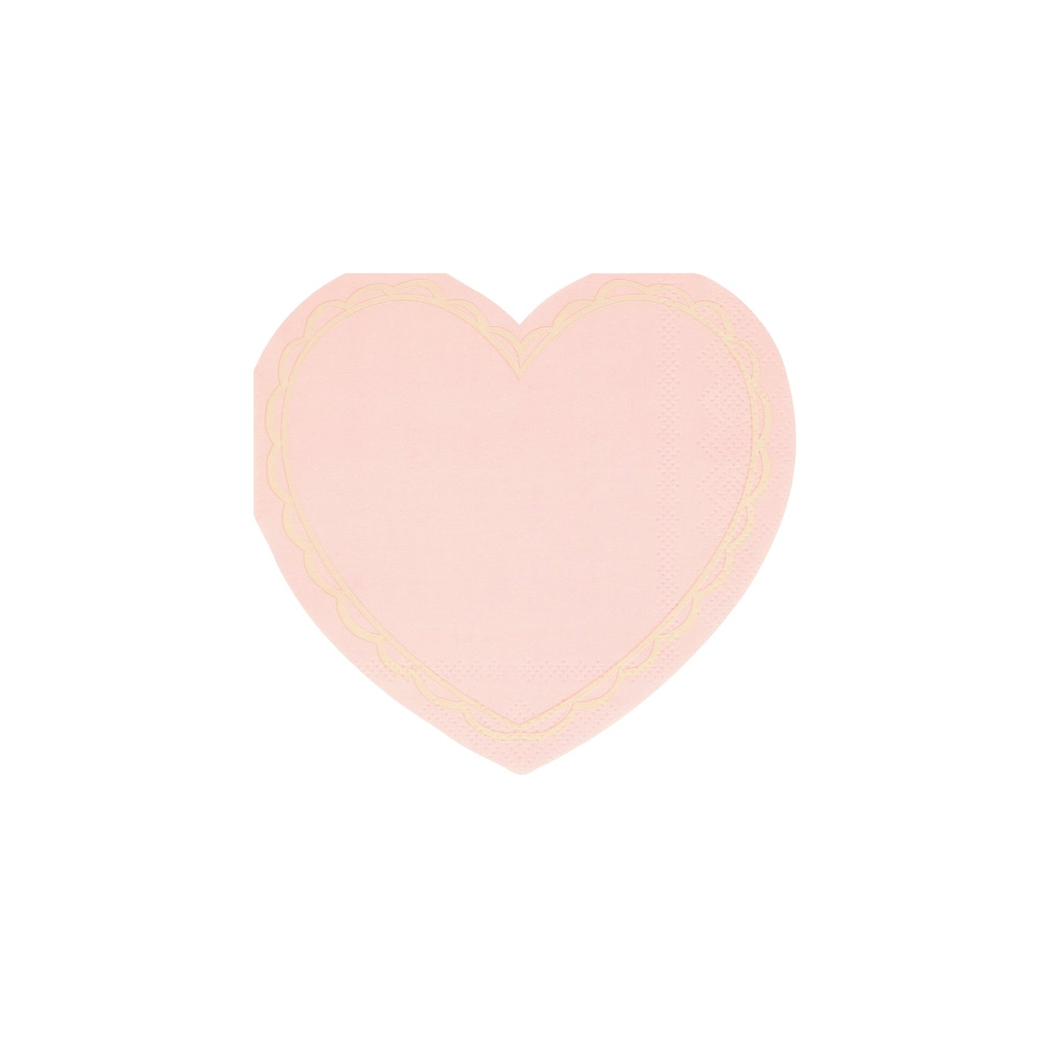 A group of Meri Meri pastel heart napkins.