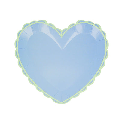 Pastel Heart Plates by Meri Meri