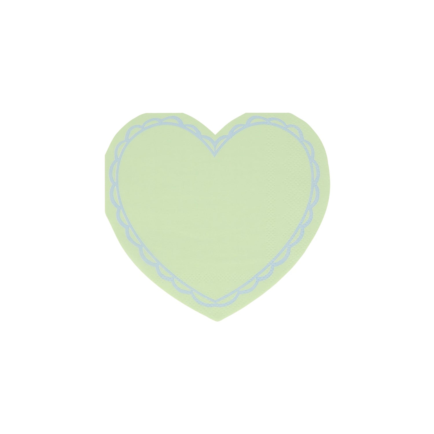 A group of Meri Meri pastel heart napkins.