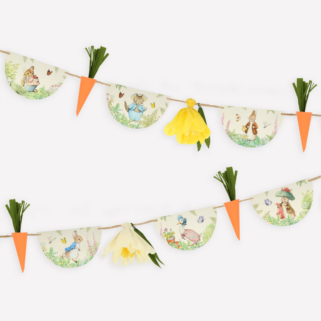 Peter Rabbit in the Garden Garland by Meri Meri - the perfect party centerpiece!