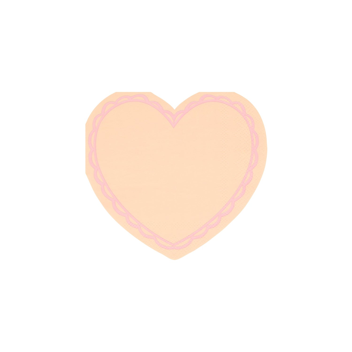 A group of Meri Meri pastel heart napkins.