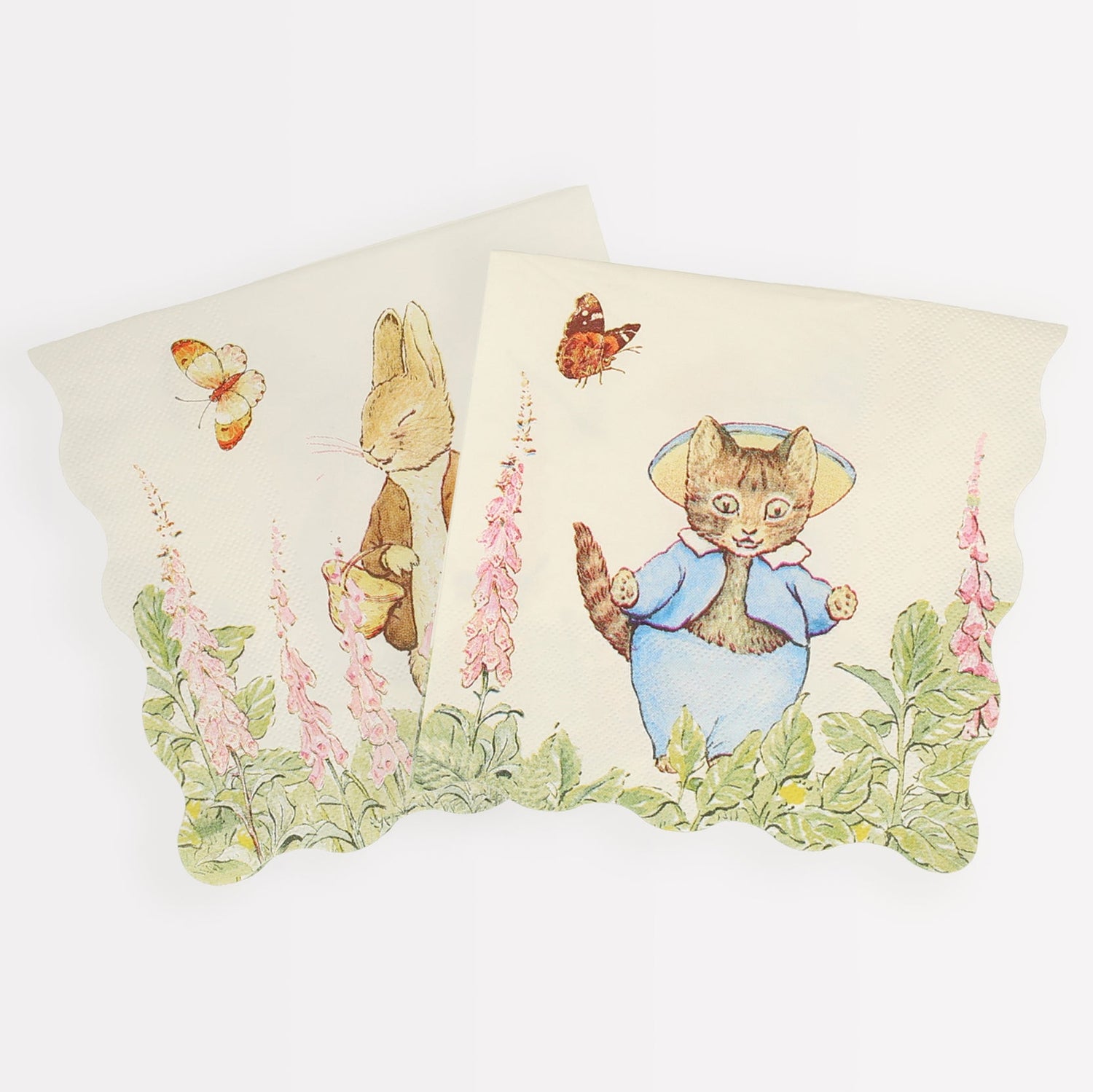 Peter Rabbit in The Garden napkins by Meri Meri are the perfect addition to any party table.