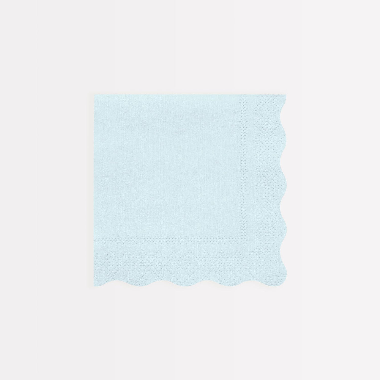 Four Ladurée Paris Assorted Napkins with scalloped borders from Meri Meri.