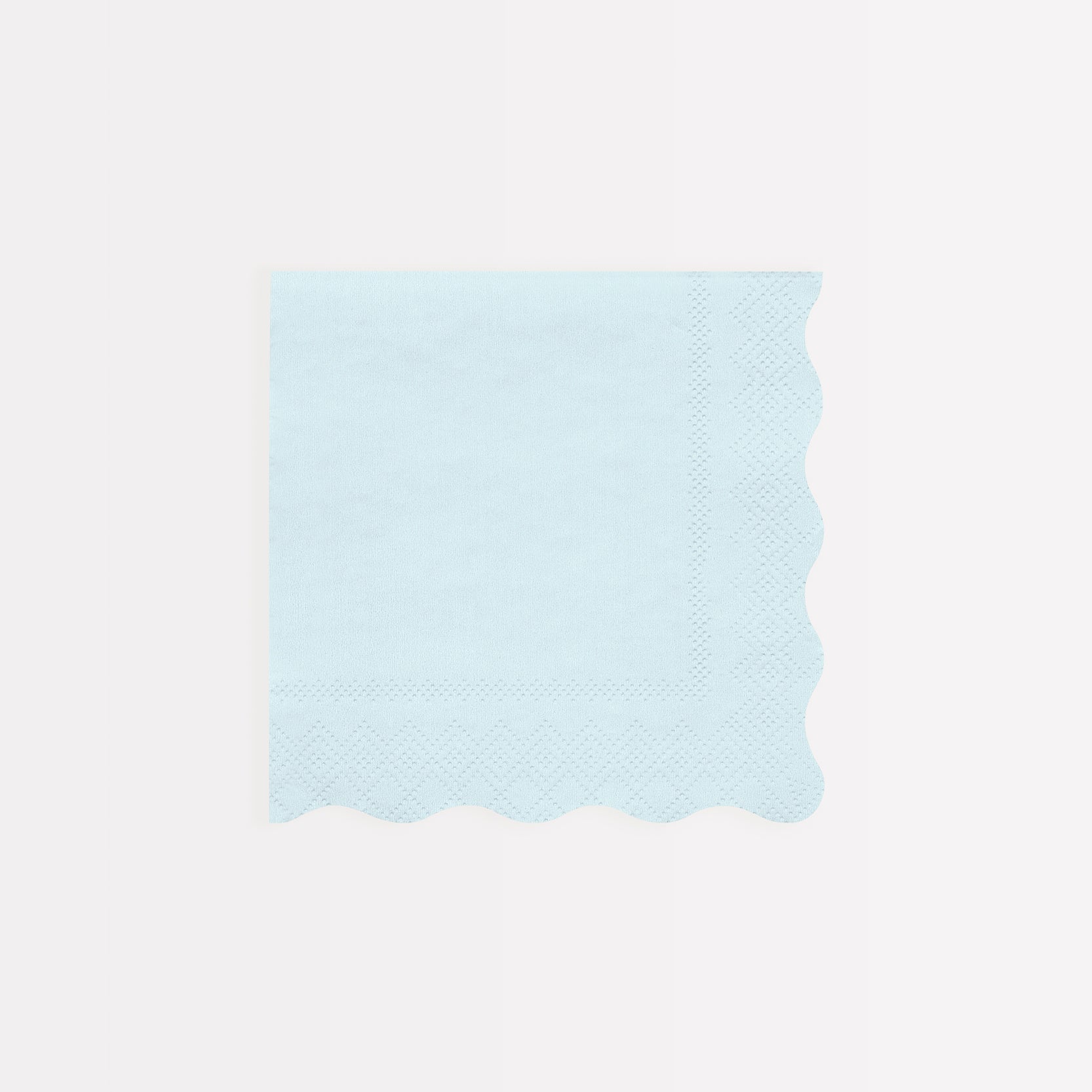 Four Ladurée Paris Assorted Napkins with scalloped borders from Meri Meri.