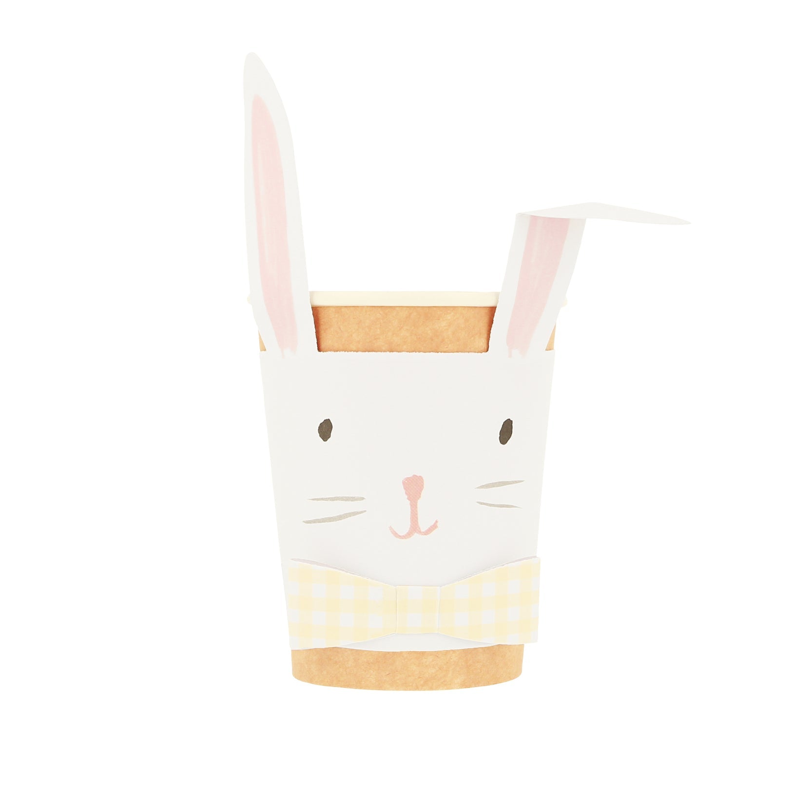 Meri Meri Lop Eared Bunny Cups with gingham bow