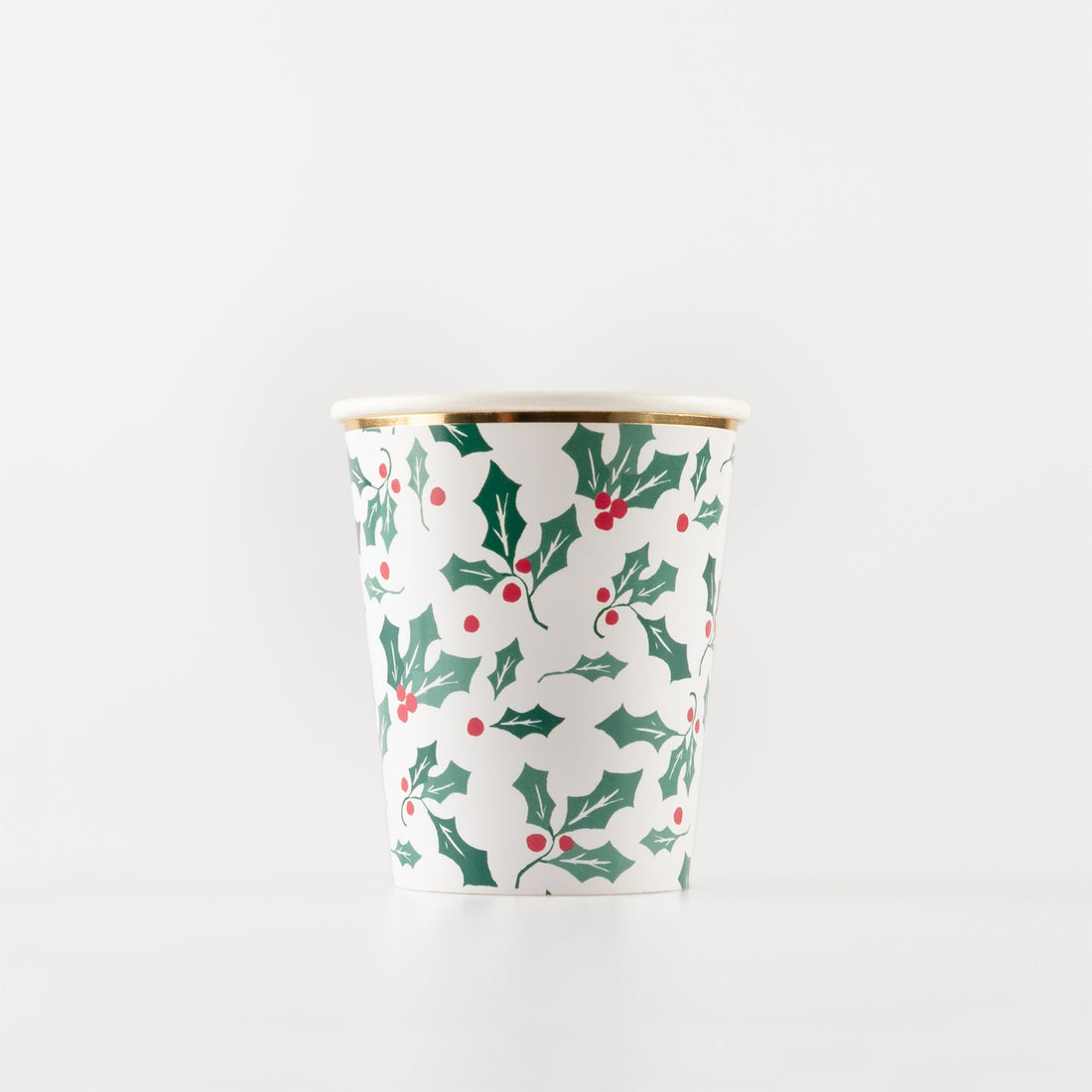 Holly Pattern Paper Cup