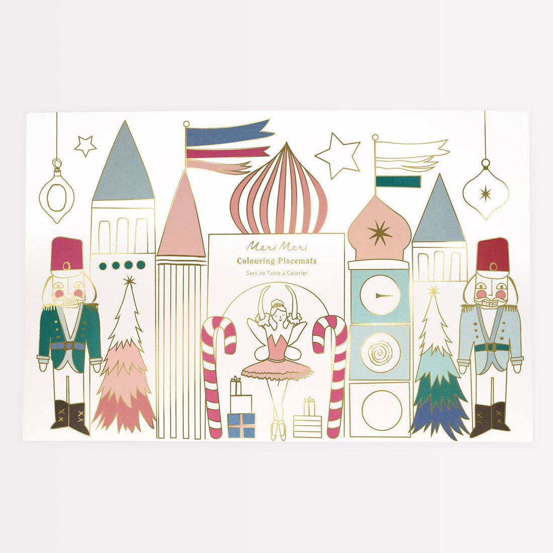 Package of the Nutcracker Coloring Placemats