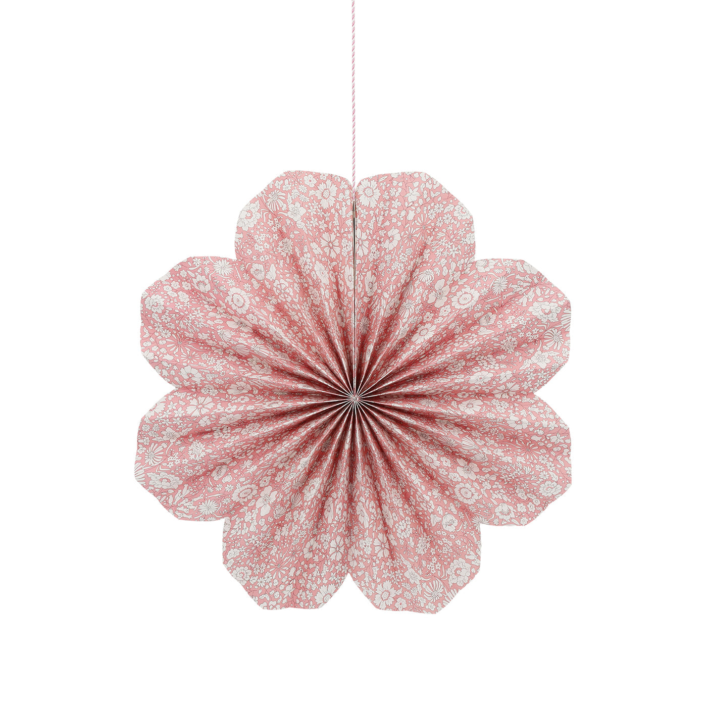 Medium pink Liberty print pinwheel by Meri Meri. 