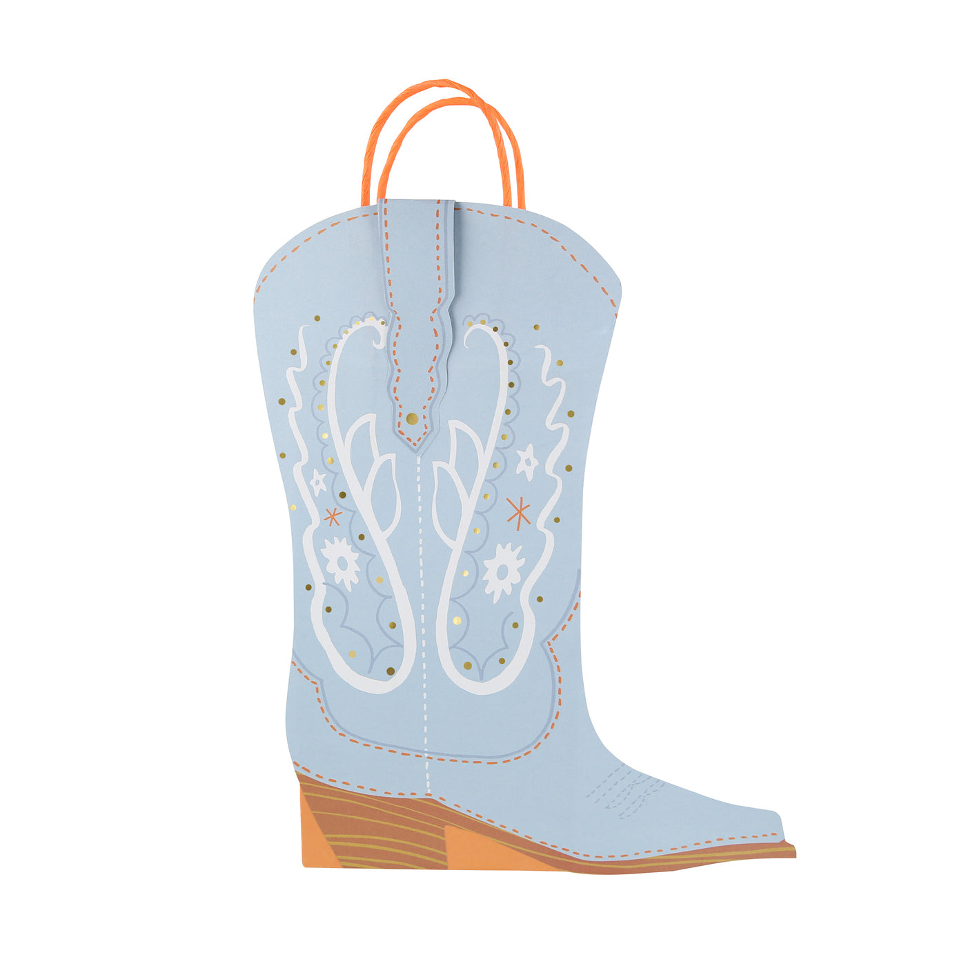 Blue boot gift bag by Meri Meri. 