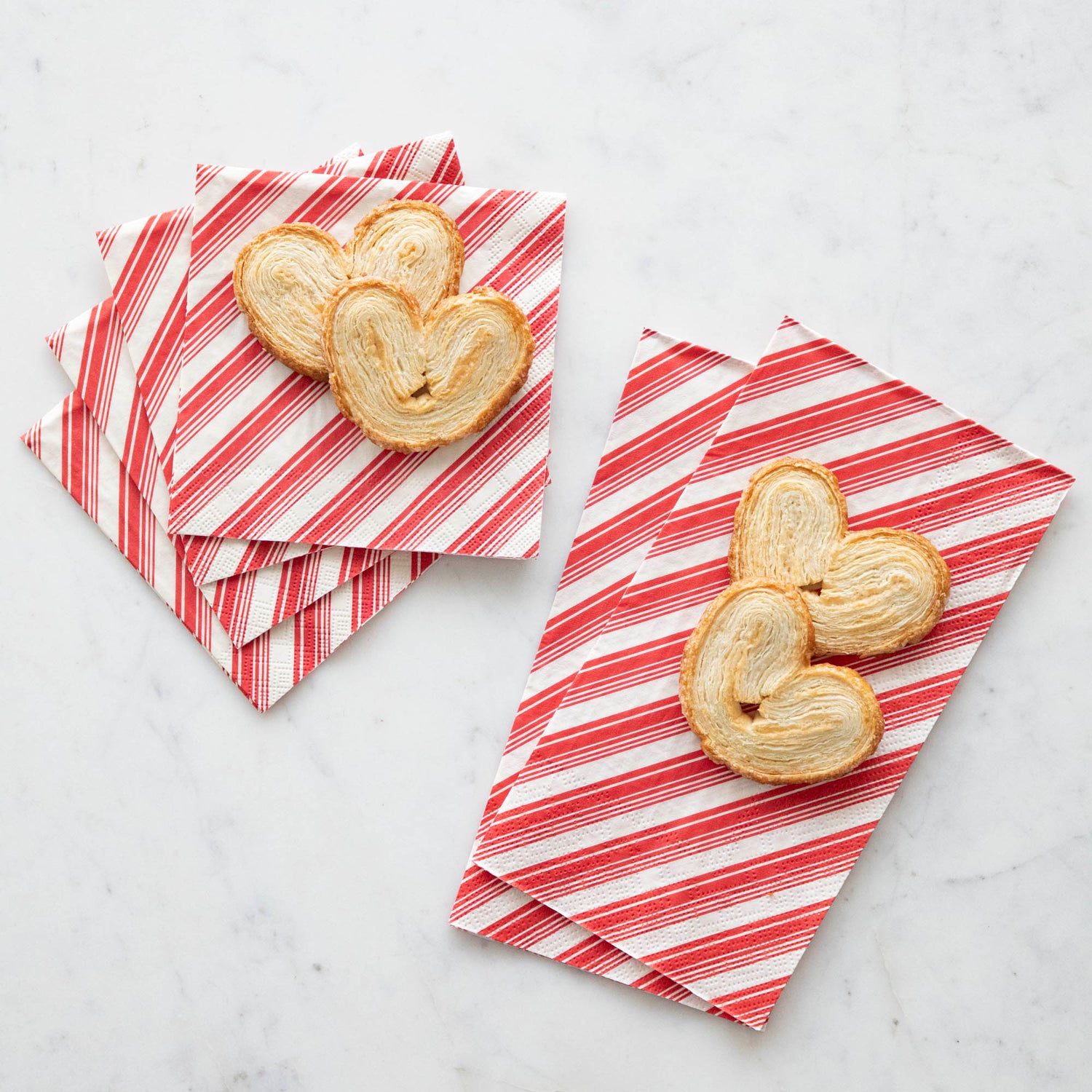 Peppermint Stripe Guest Napkins