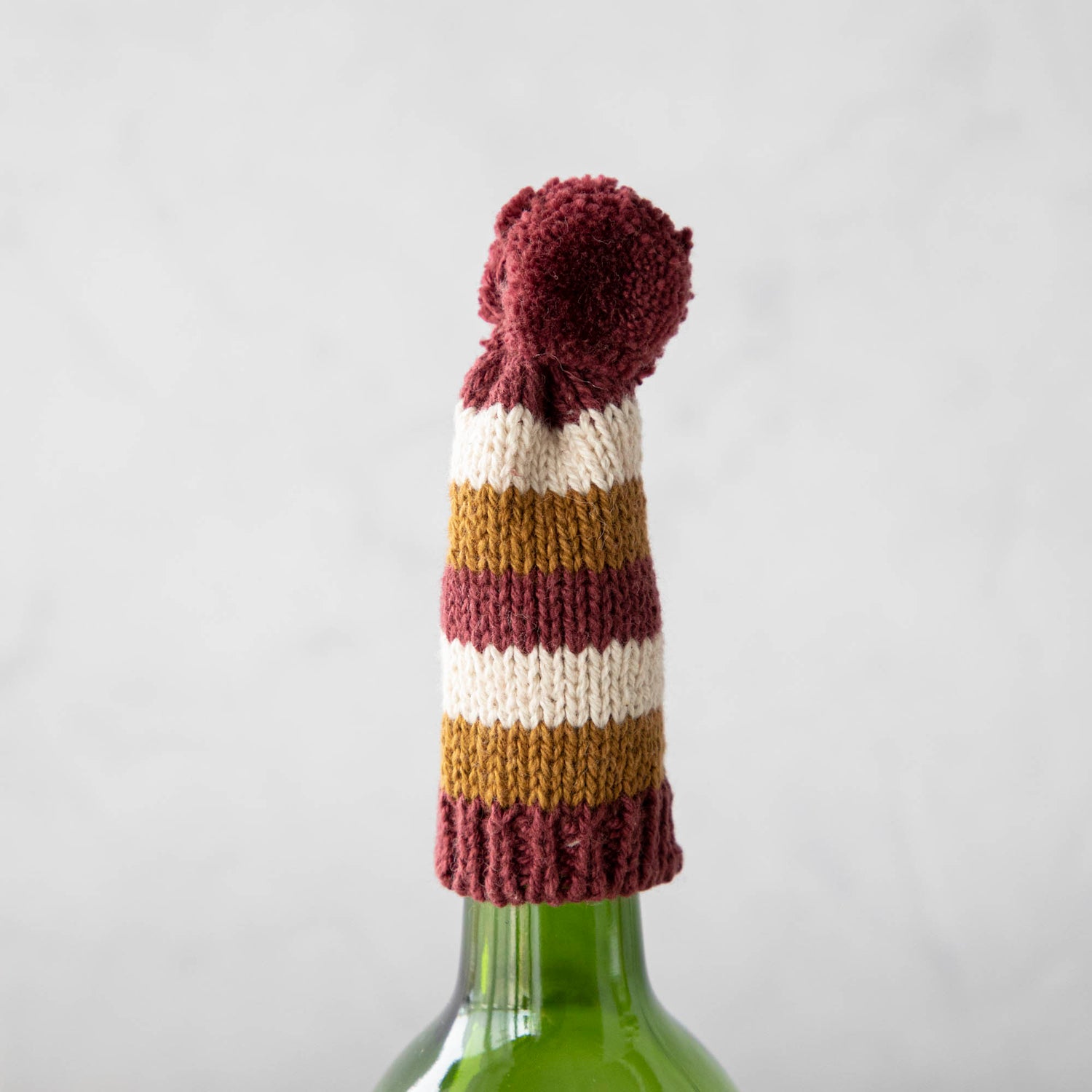 Cotton Knitted Hat Bottle Topper