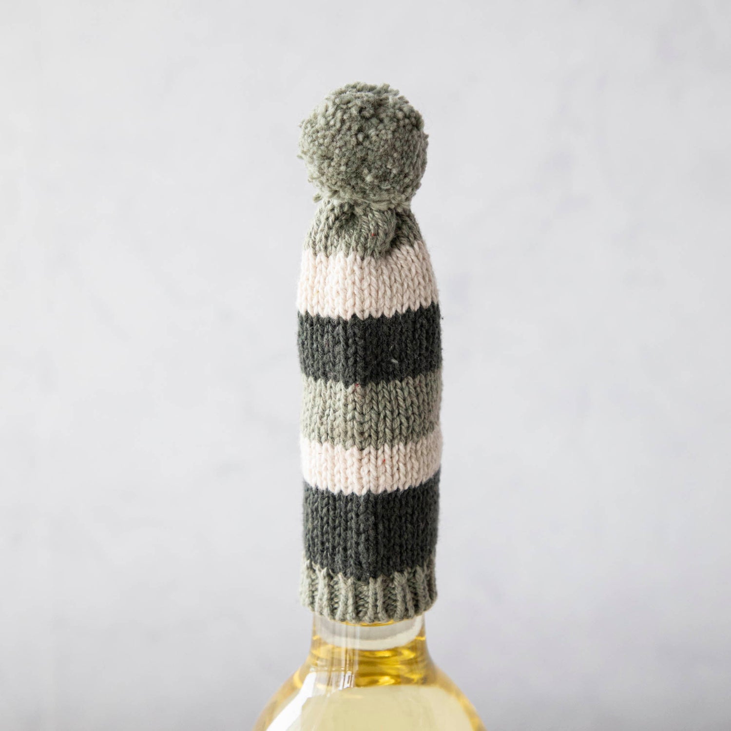 Cotton Knitted Hat Bottle Topper