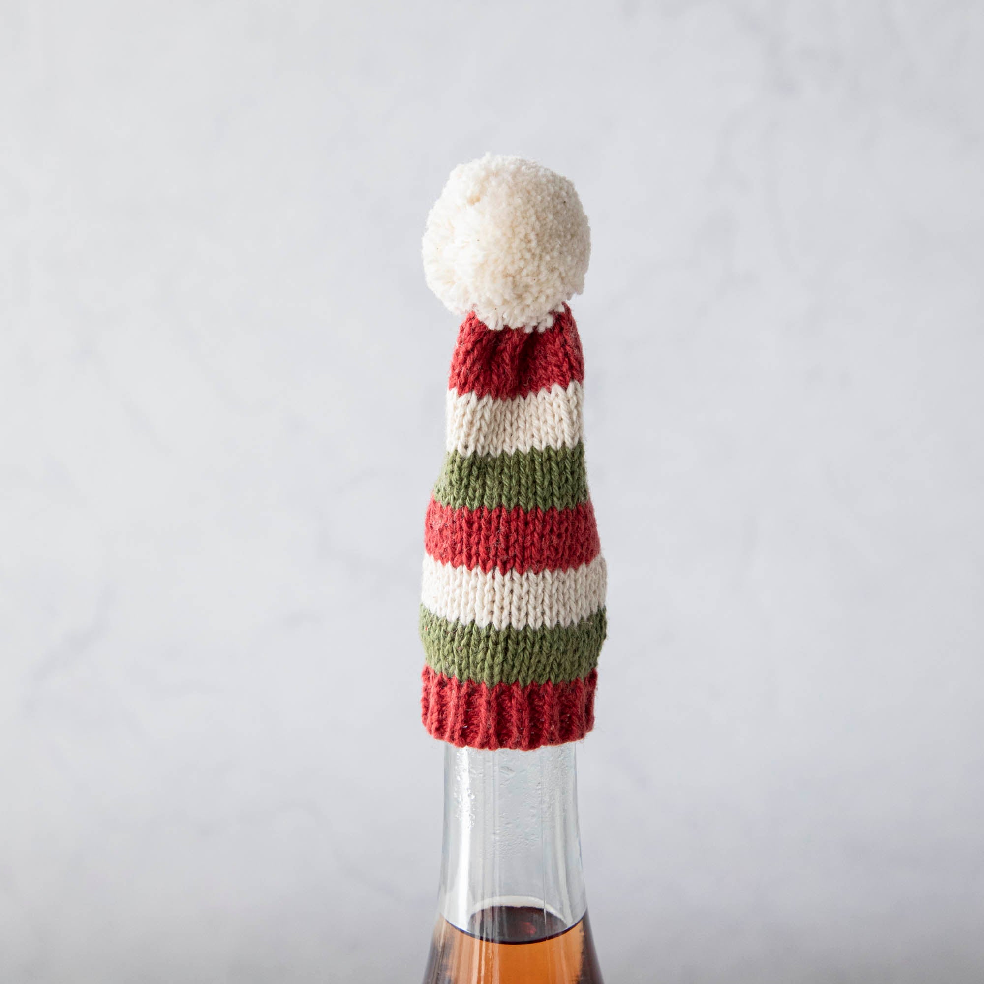 Cotton Knitted Hat Bottle Topper