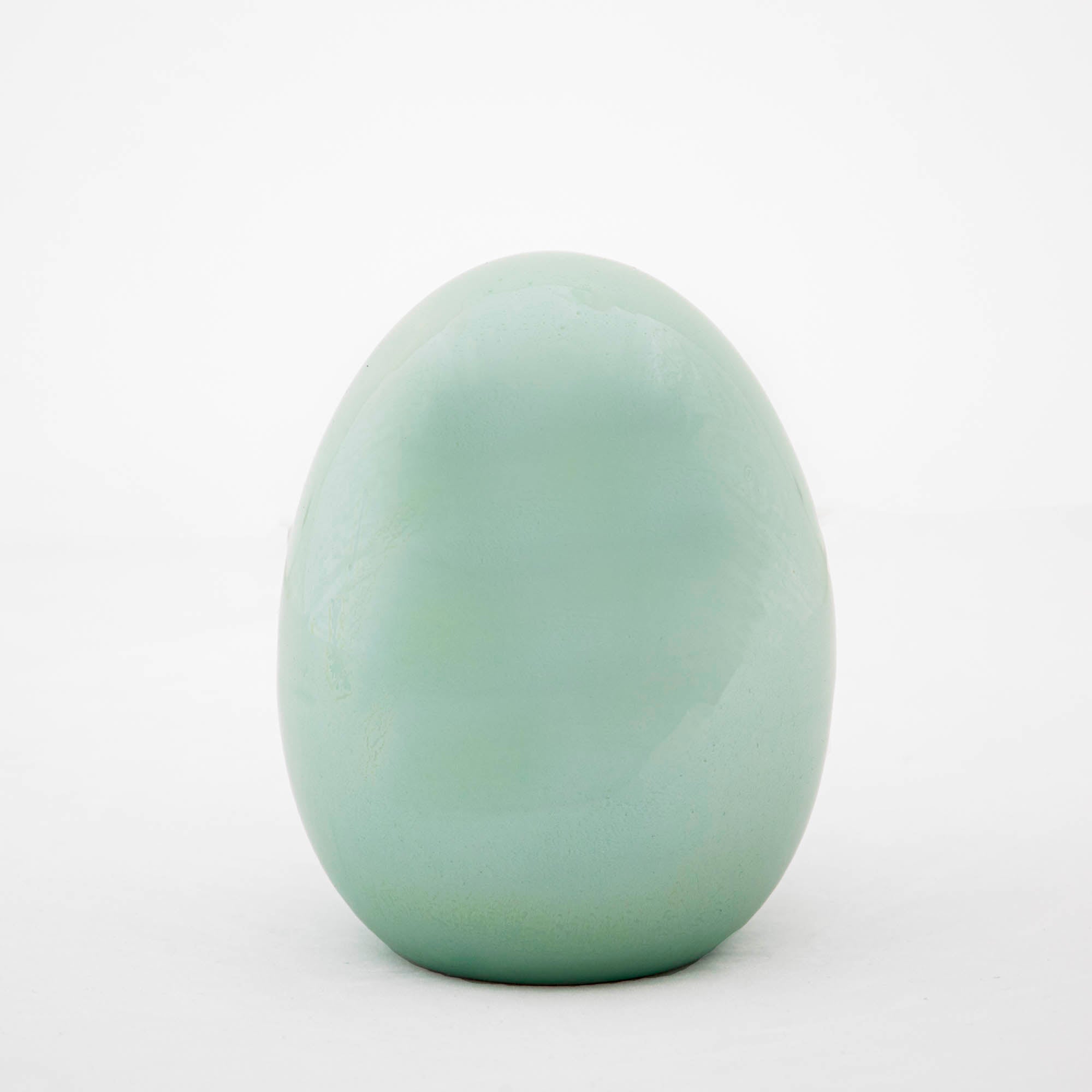 A Glitterville Large Iridescent Eggs decoration on a white background, perfect for Easter celebrations.