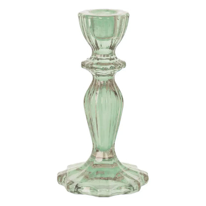 Pressed Glass Candleholder