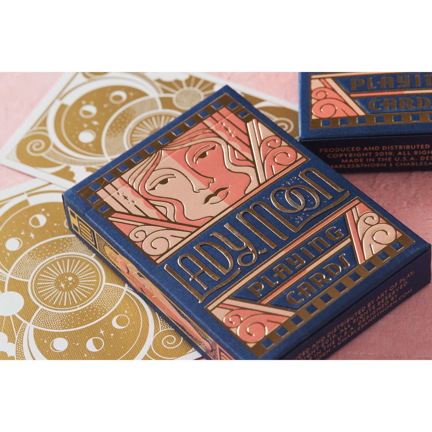 Lady Moon Playing Cards