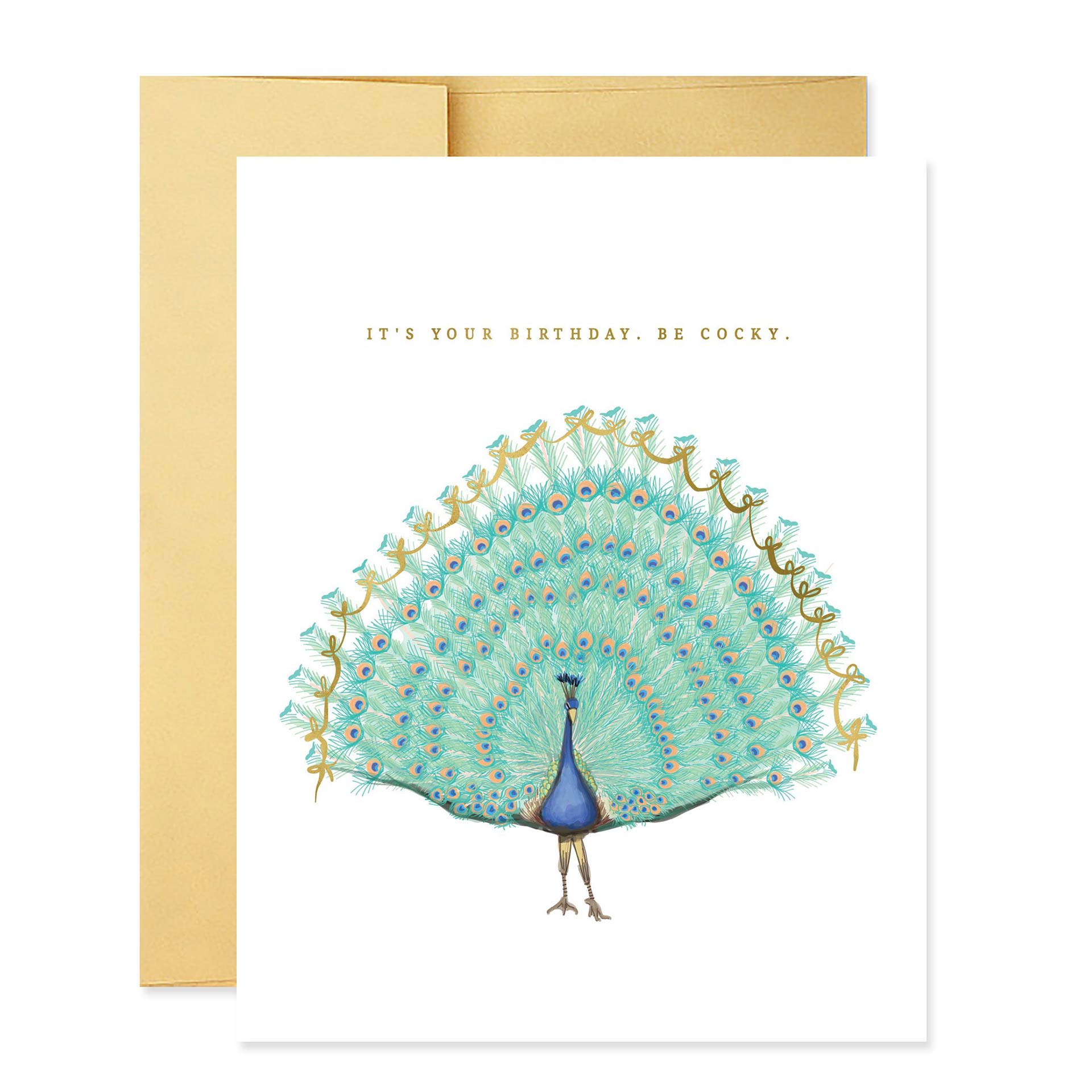 Be Cocky Birthday Card