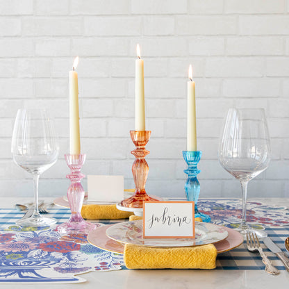 Pressed Glass Candleholder