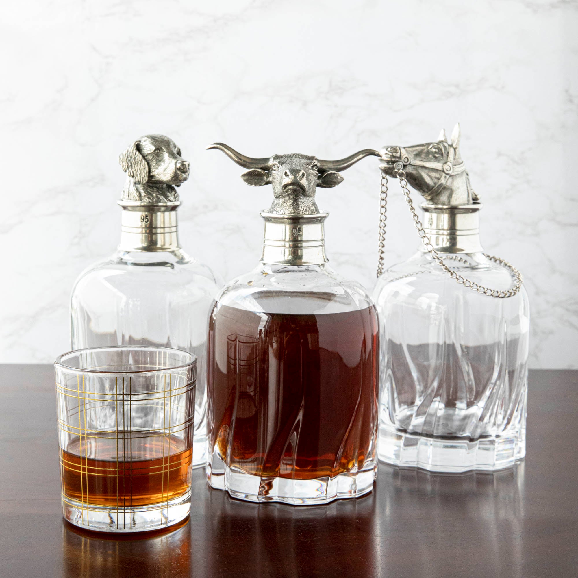 Whisky/Spirit Decanter, Longhorn