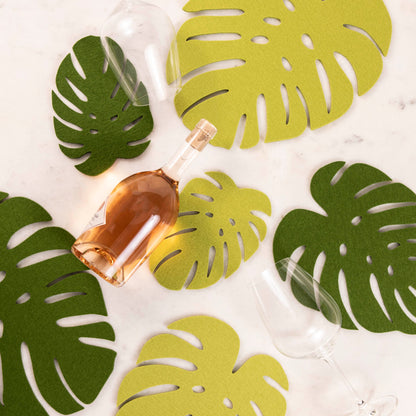 Monstera Leaf Felt Trivet