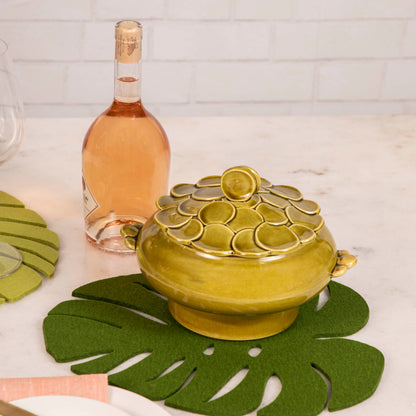 Monstera Leaf Felt Trivet