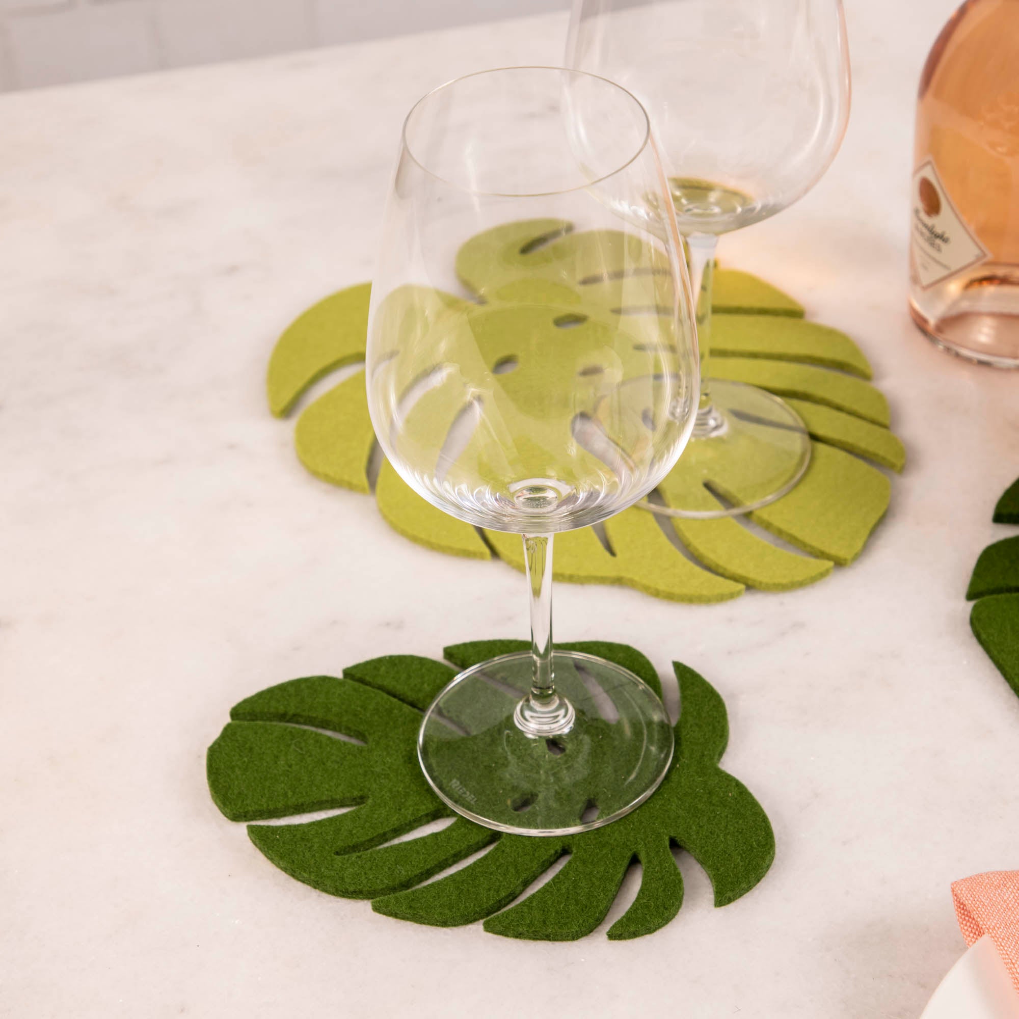 Monstera Leaf Felt Trivet