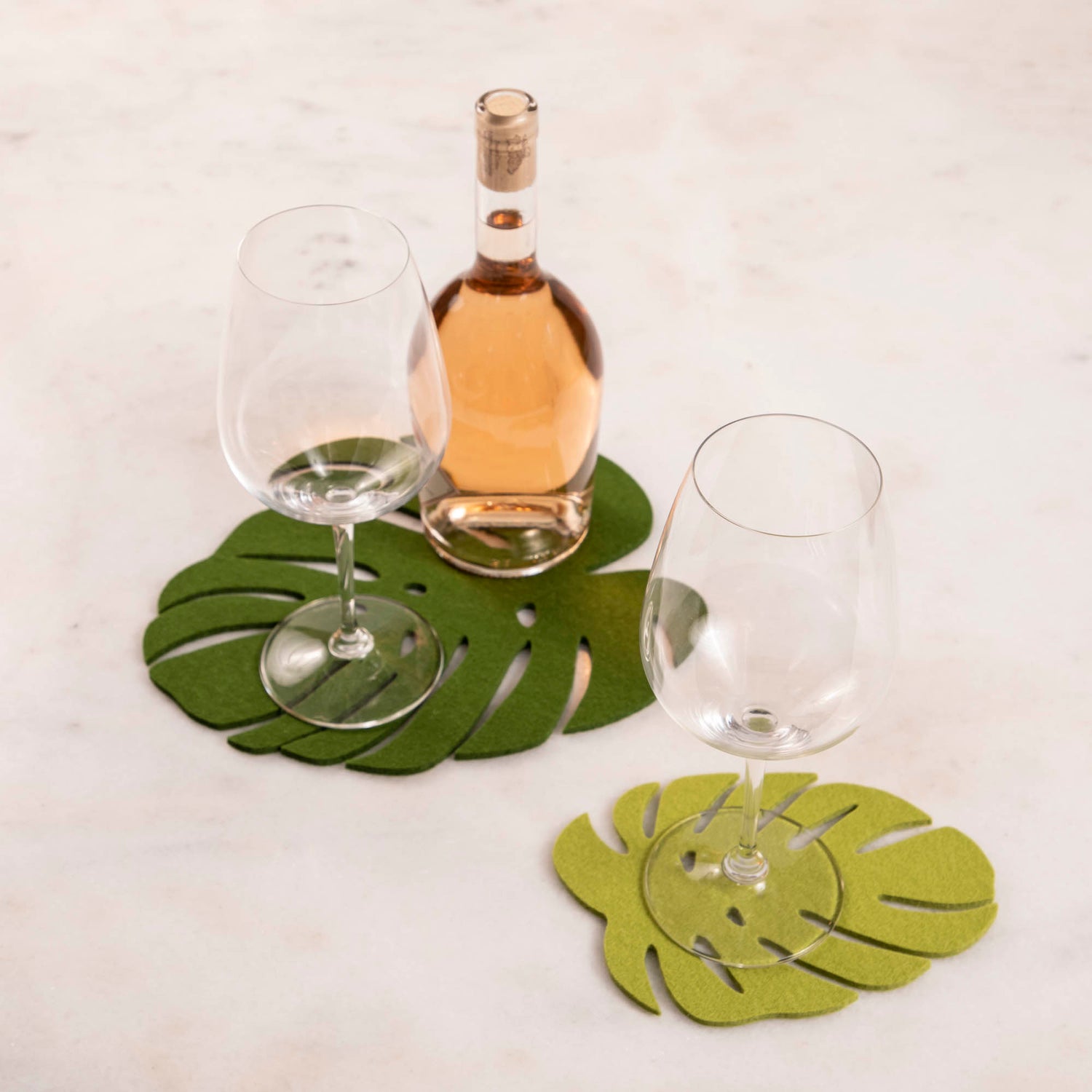 Monstera Leaf Felt Trivet