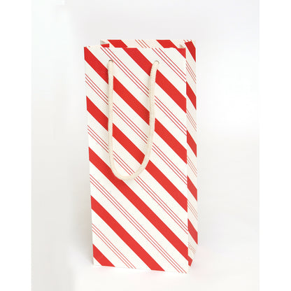 Candy Stripe Wine Bag