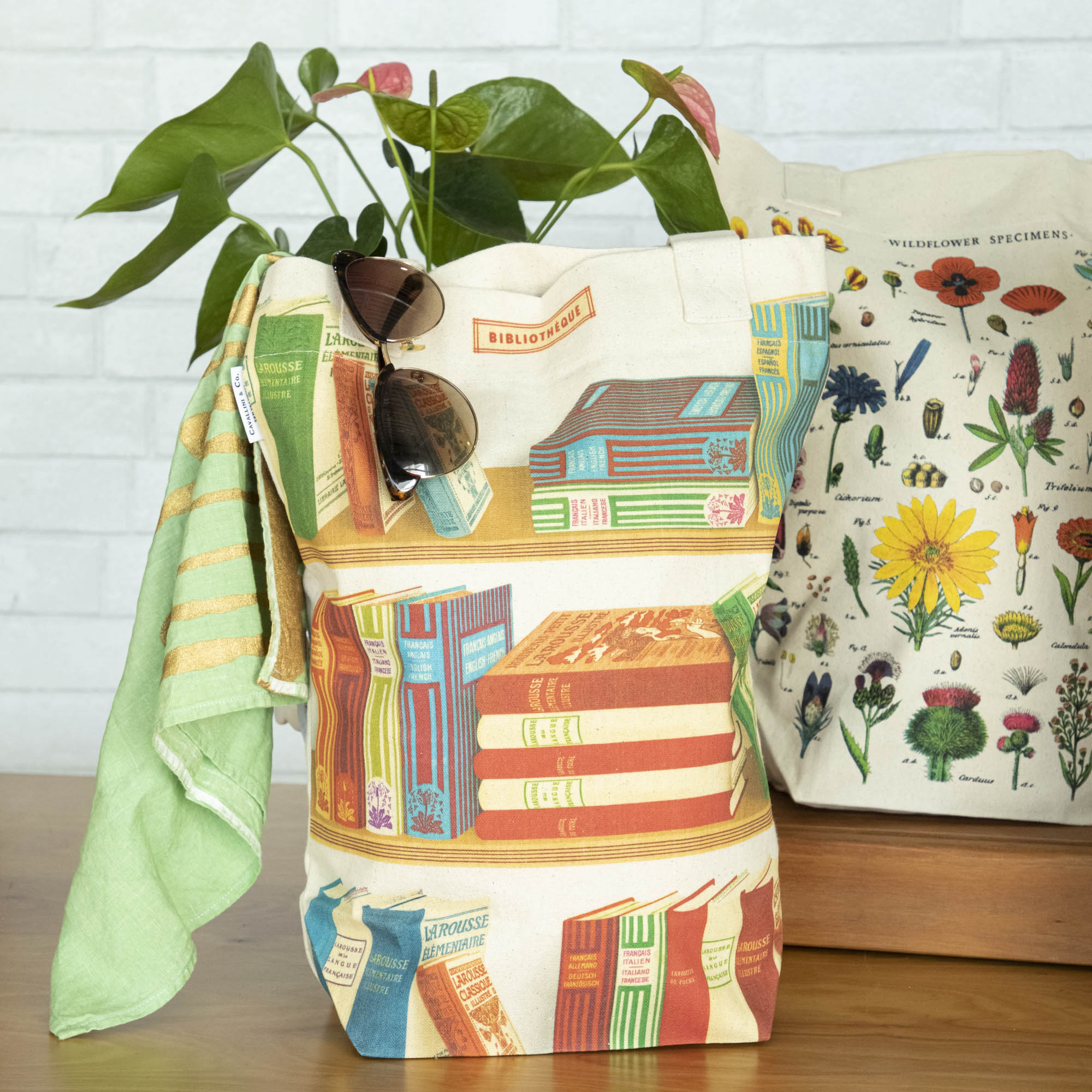 Library Books Tote Bag