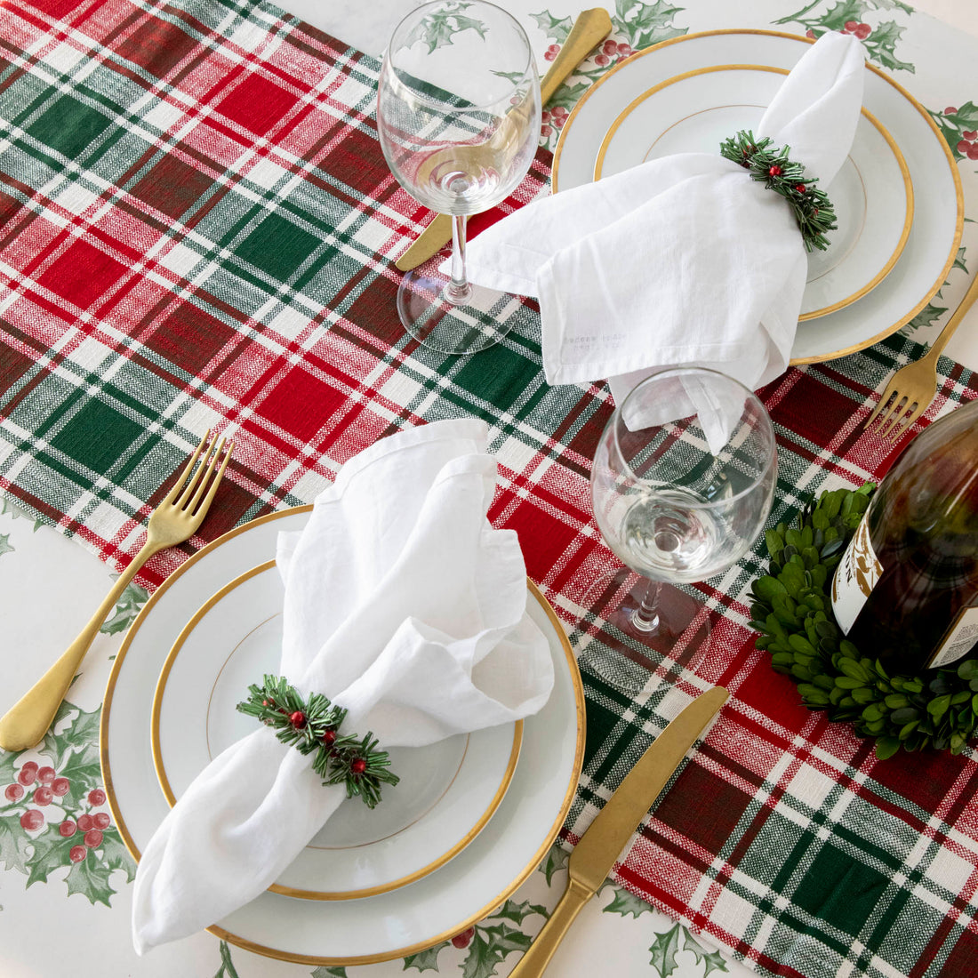 Beaded Flower Napkin Ring