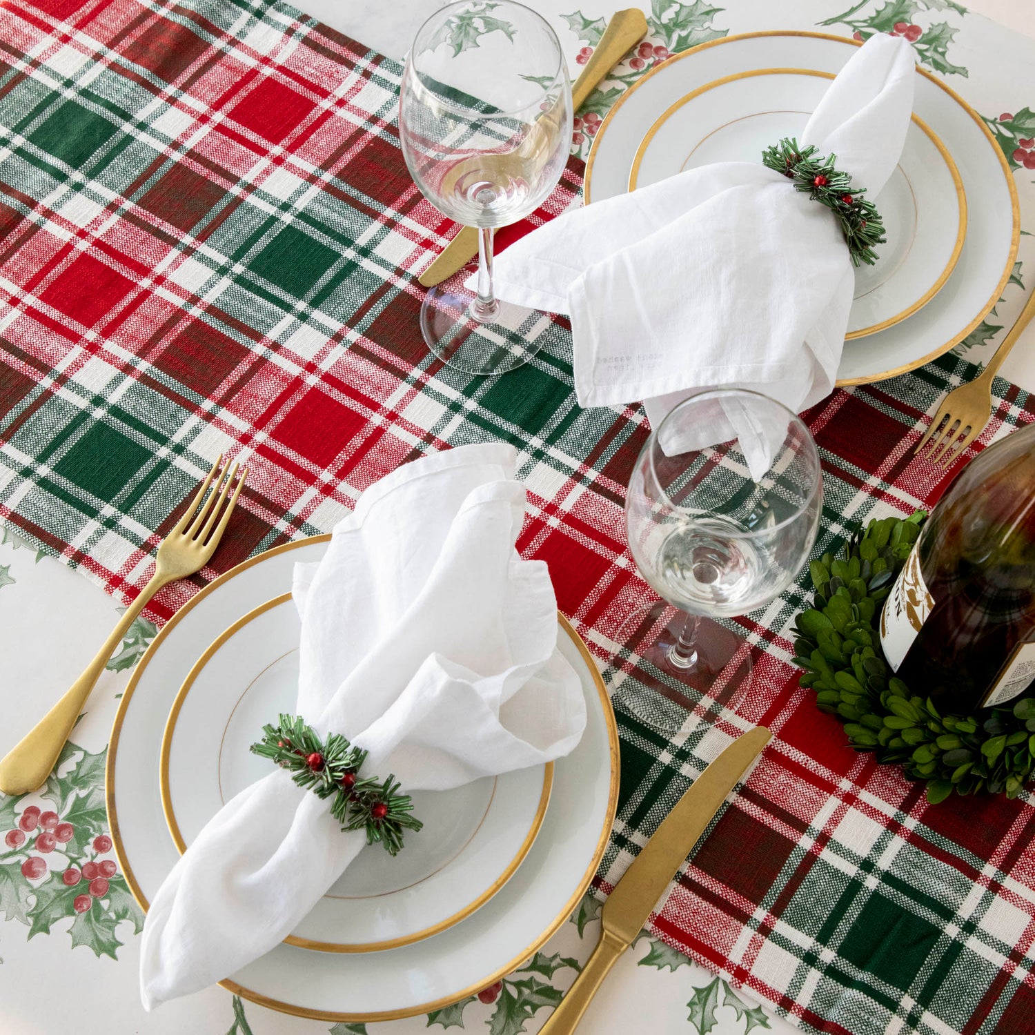 Beaded Flower Napkin Ring